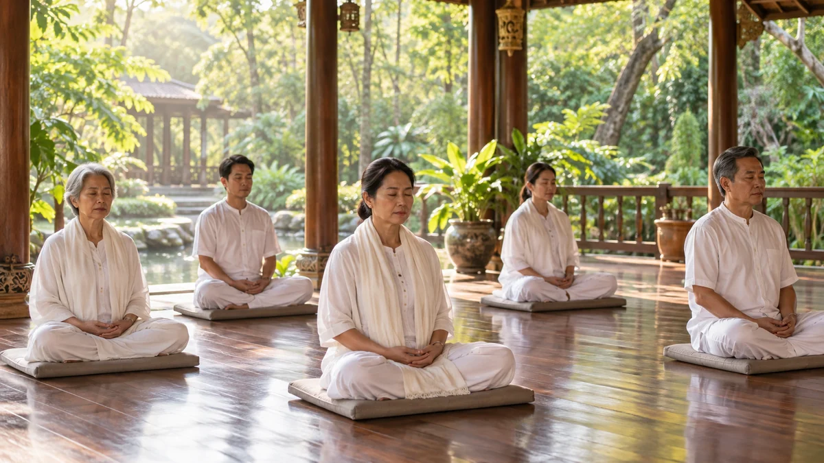 มีพื้นที่และเวลาสำหรับการปฏิบัติธรรมอย่างสงบ