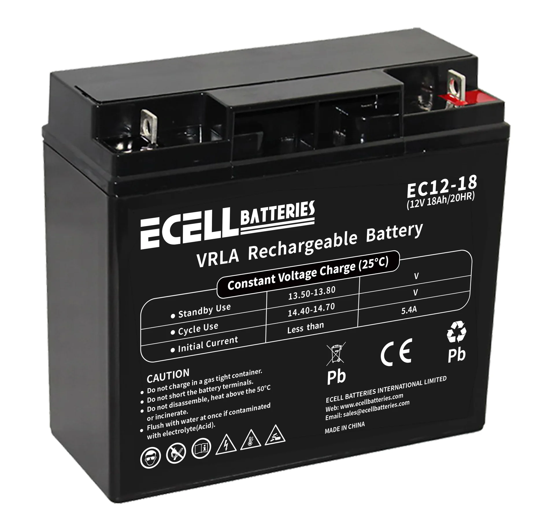 EC12-18, 12V 18AH 20HR 5.4A 01