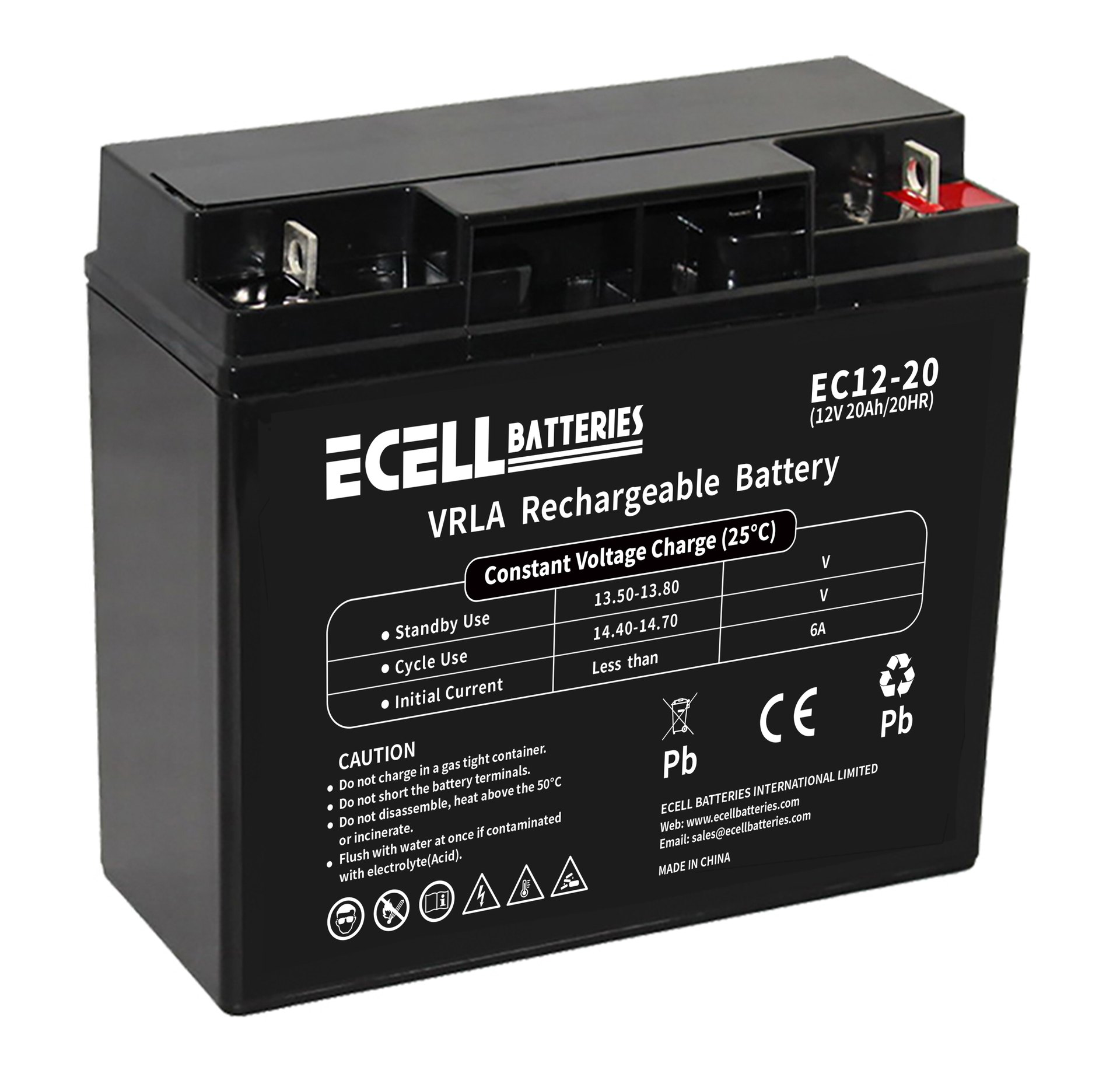EC12-20, 12V 20AH 20HR 6A 竖端子 01