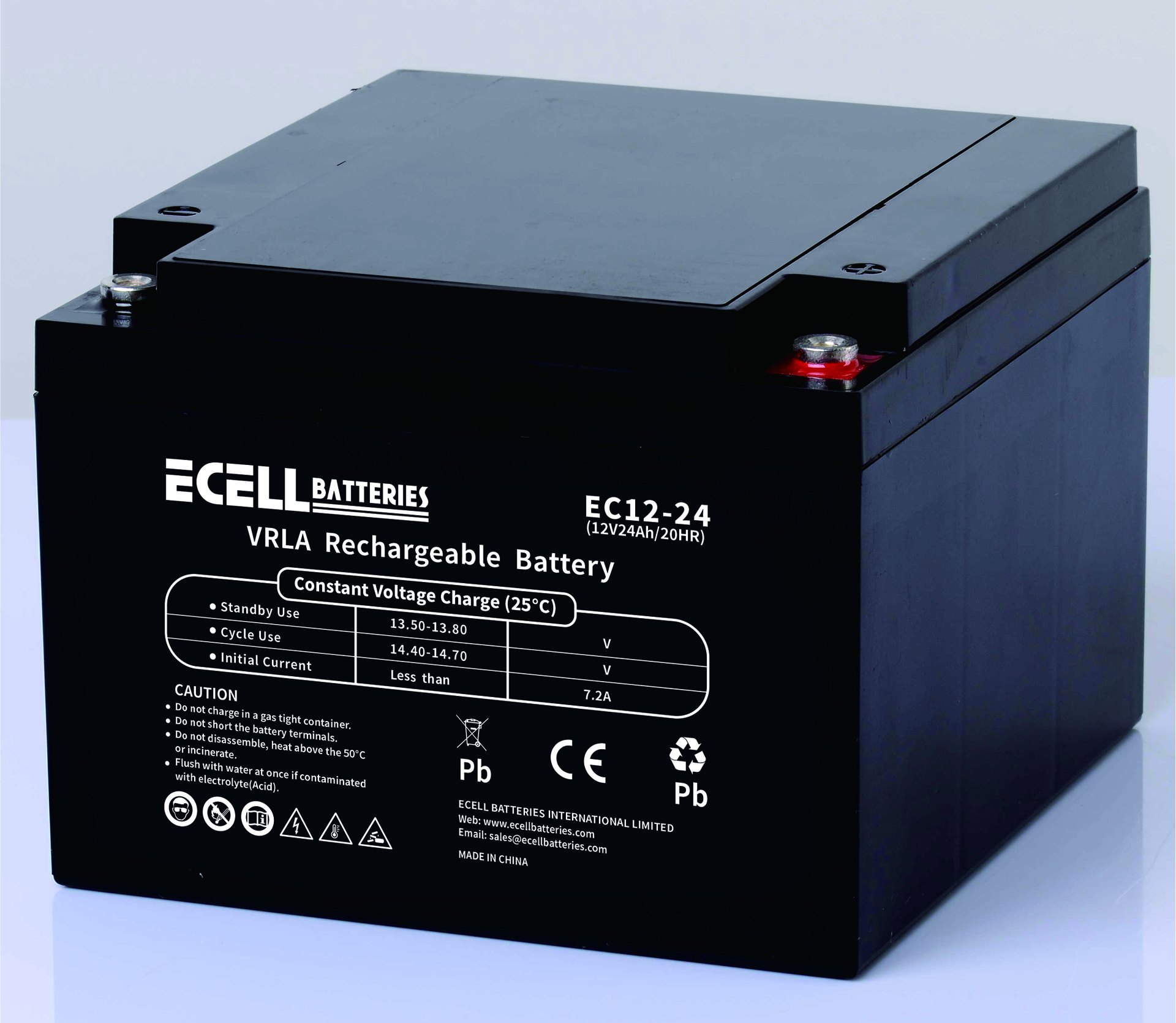 EC12-24, 12V 24AH 20HR 7.2A (圆端子)01