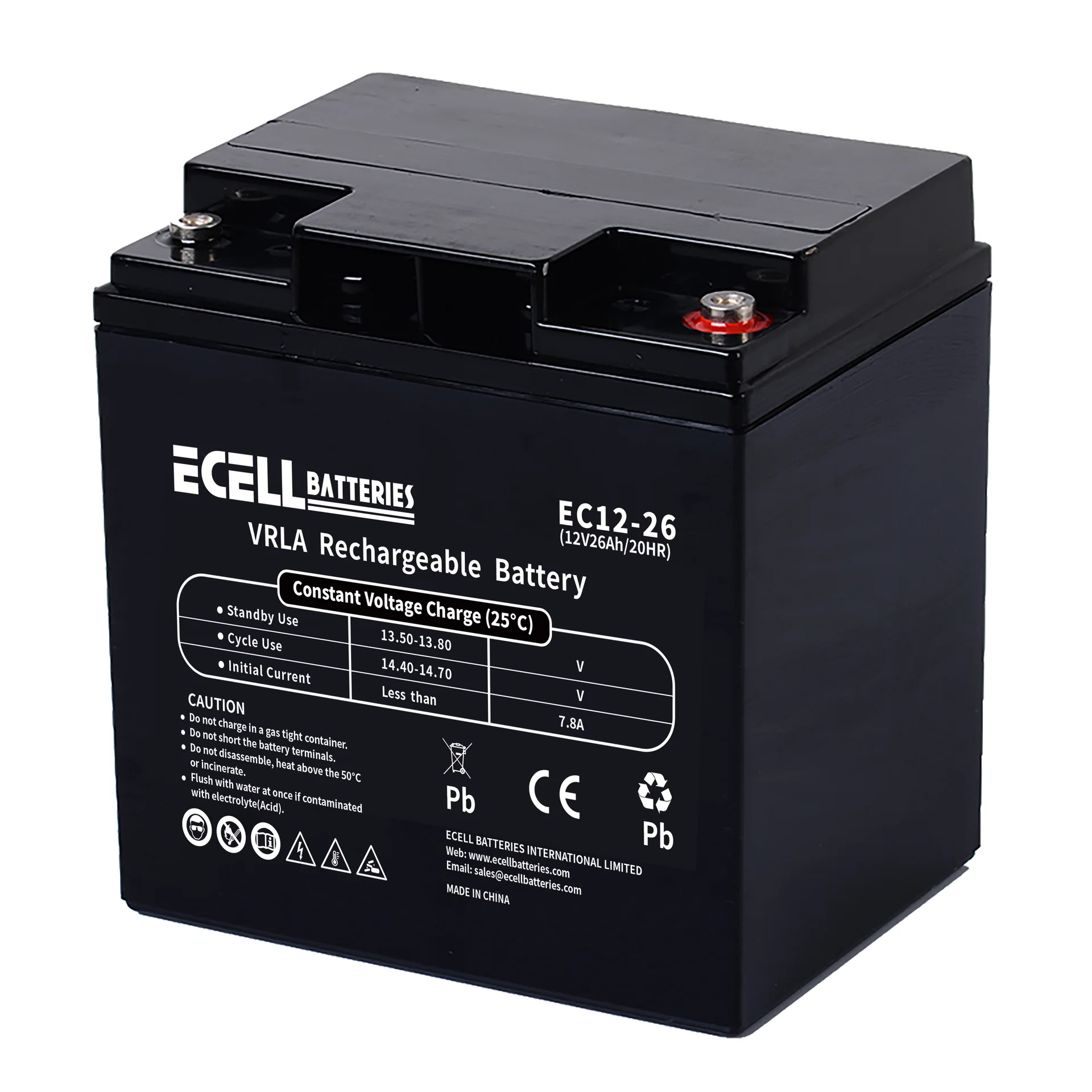 EC12-26H, 12V 26AH 7.8A 圆端子01