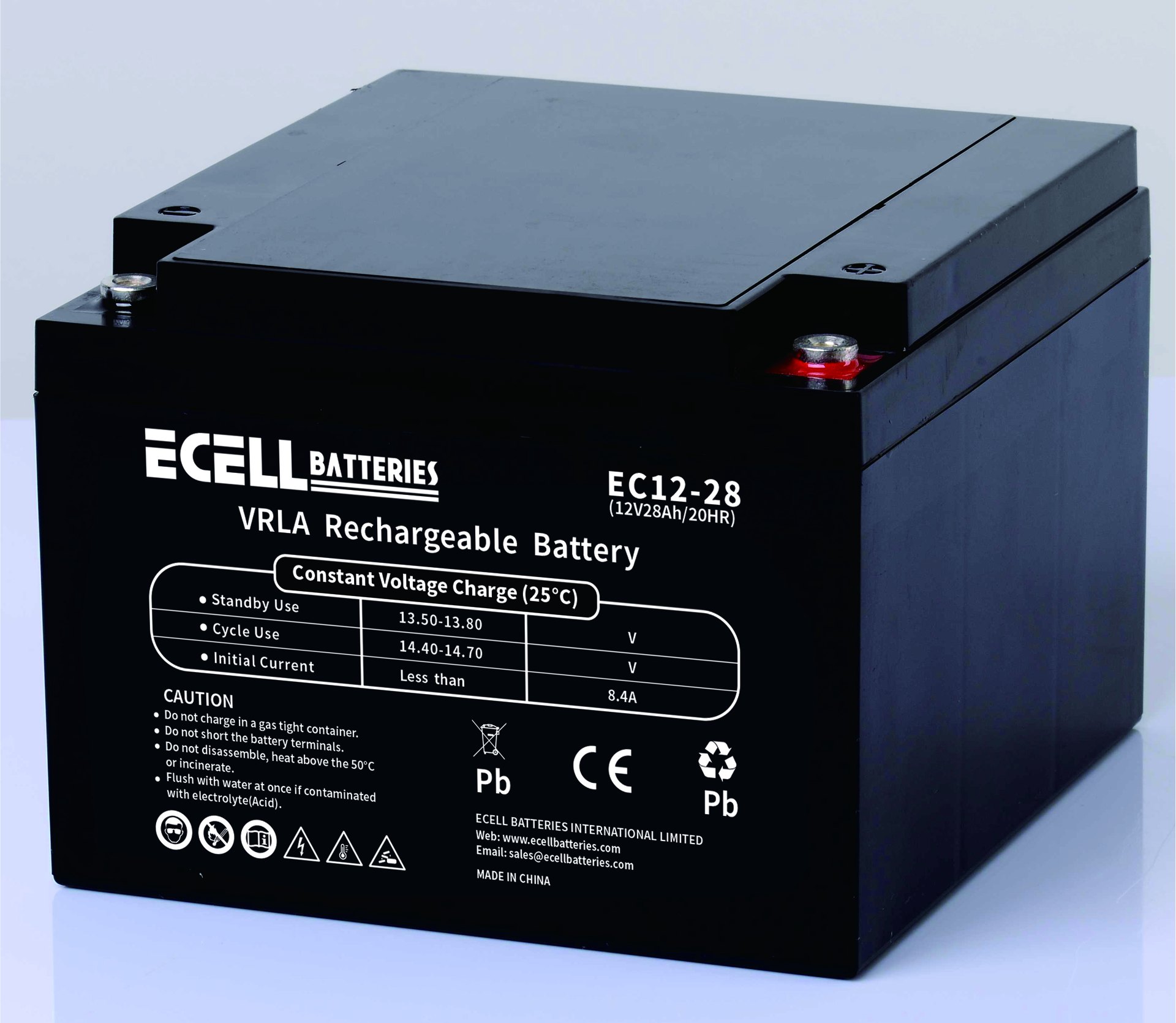 EC12-28, 12V 28AH 20HR 8.4A 01