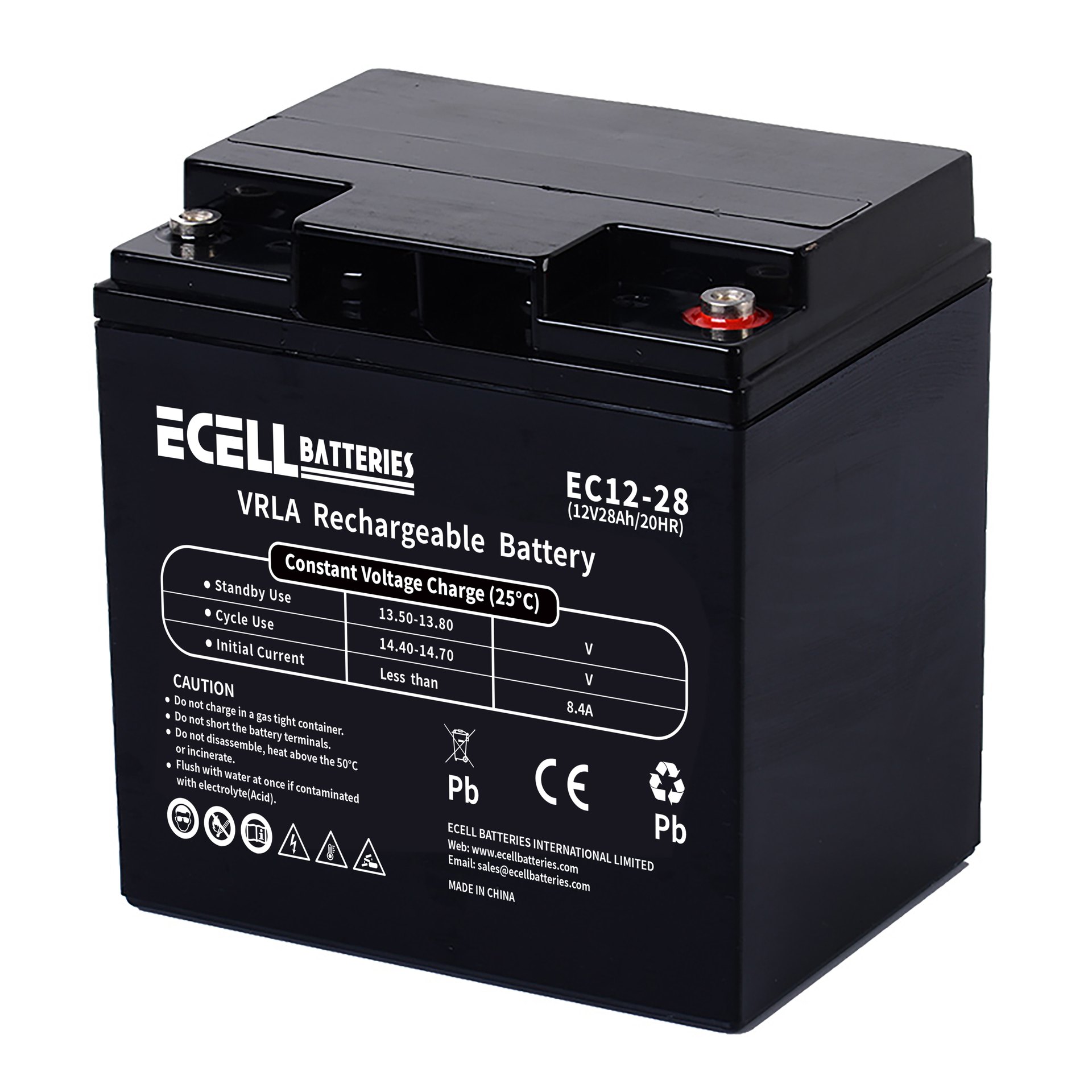 EC12-28H, 12V 28AH 8.4A 圆端子01