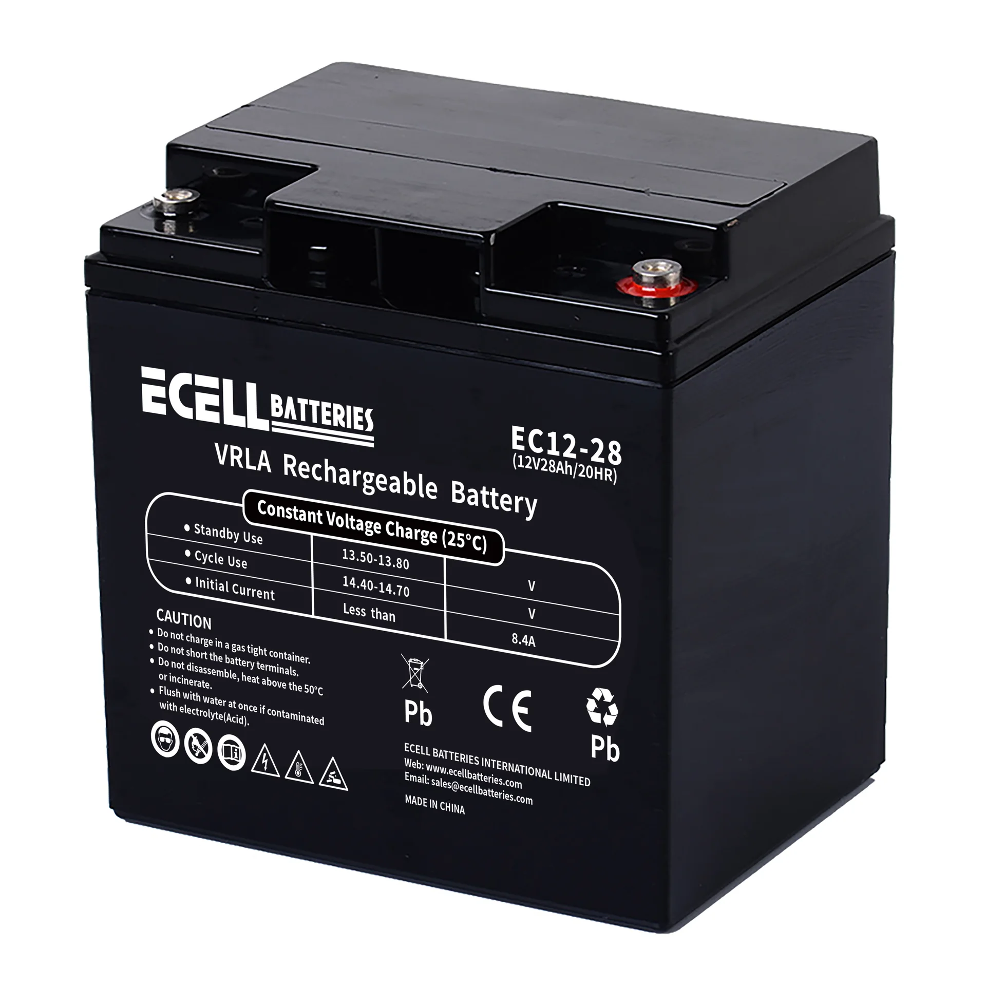 EC12-28H, 12V 28AH 8.4A 圆端子01