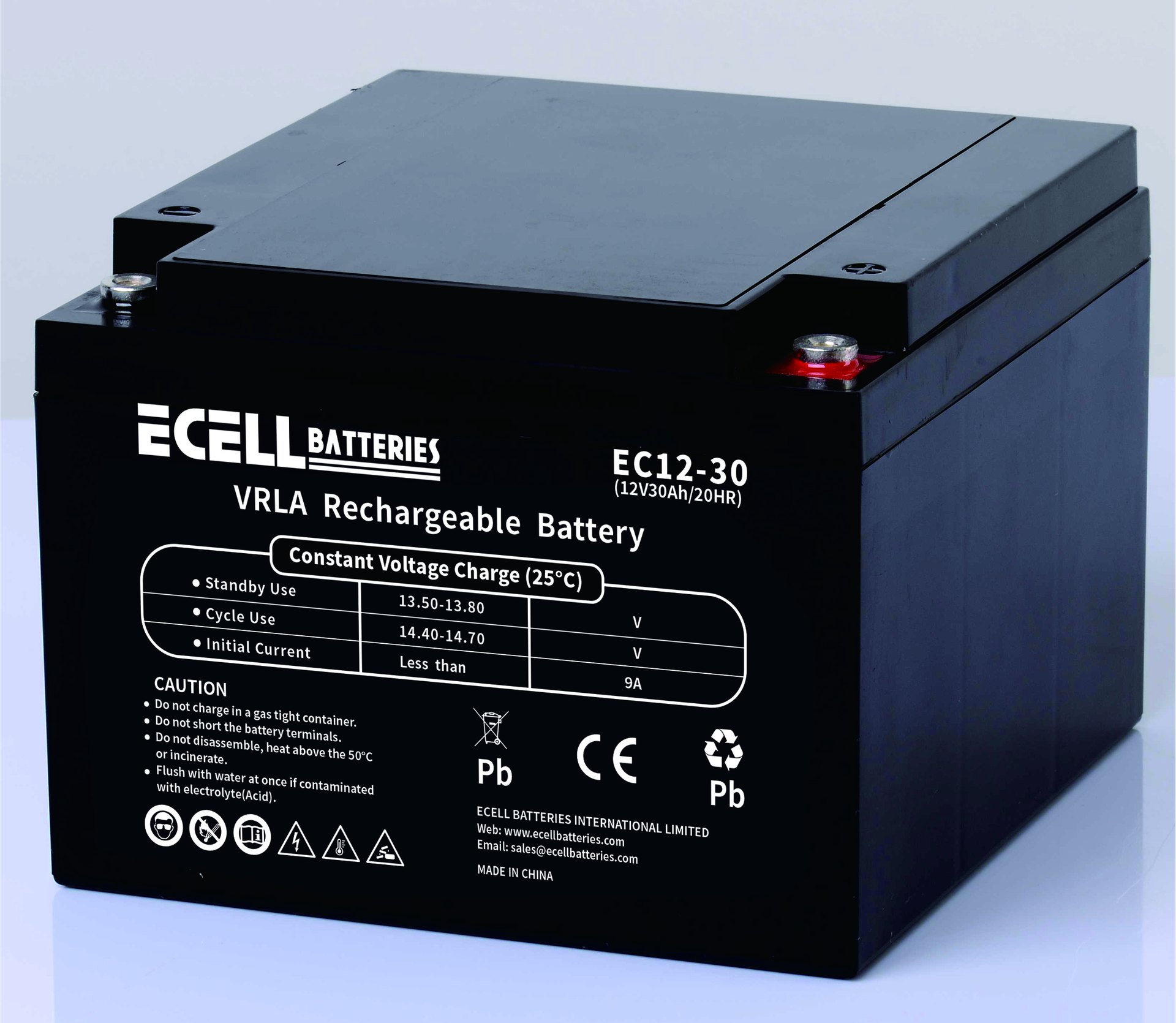 EC12-30, 12V 30AH 20HR 9A 圆段子01
