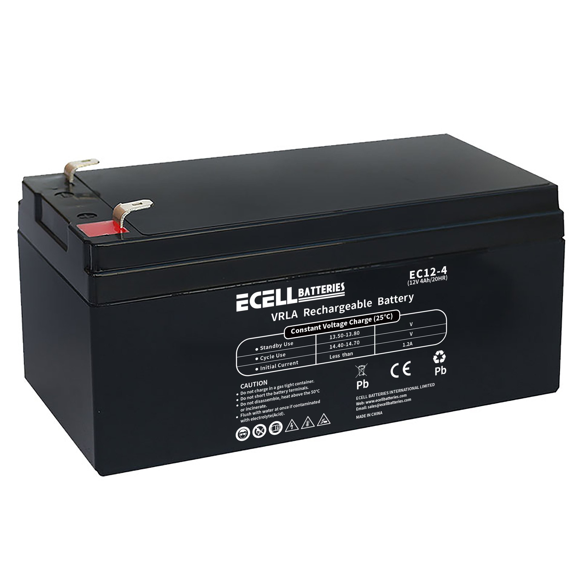 EC12-4L, 12V 4AH 20HR 1.2A 01