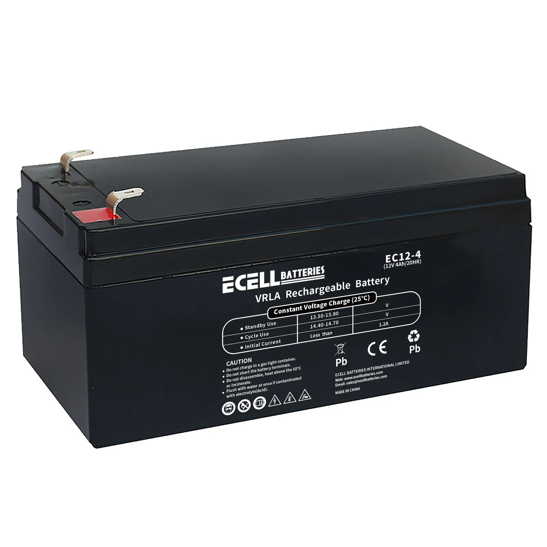 EC12-4L, 12V 4AH 20HR 1.2A 01