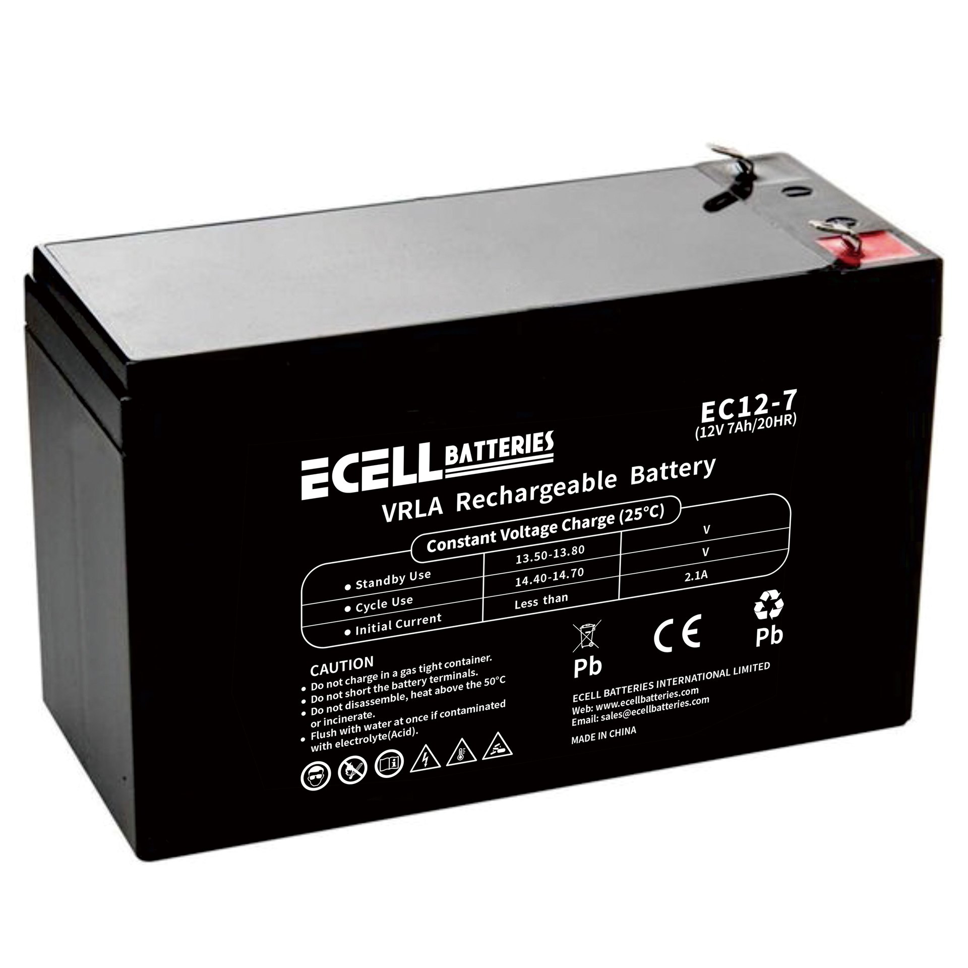 EC12-7 12V 7AH 20HR 2.1A