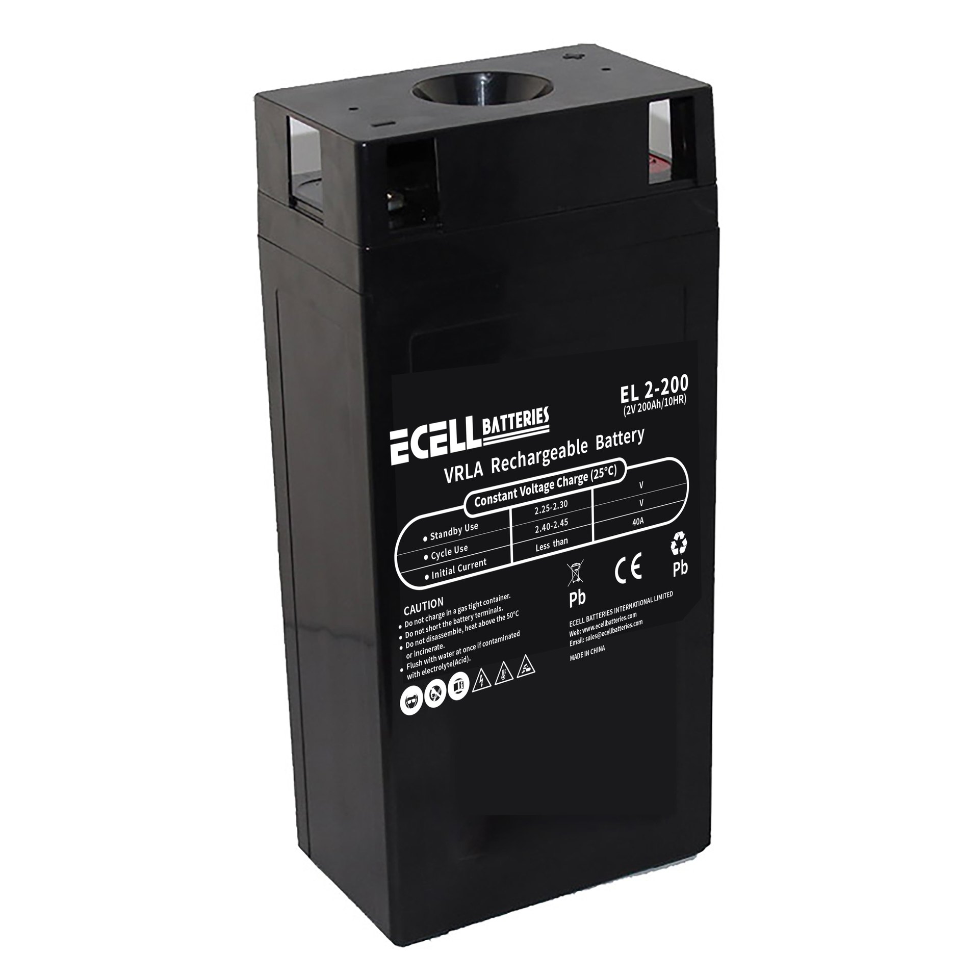 EL 2-200, 2V 200Ah, 40A (2)