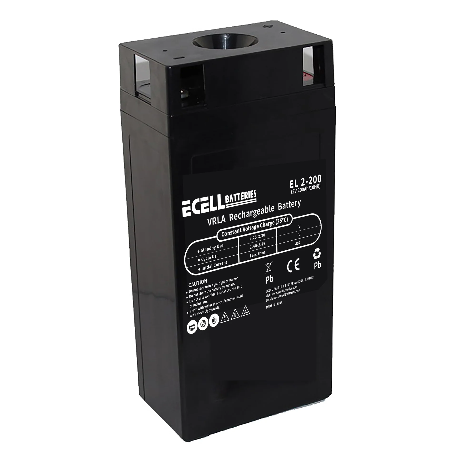EL 2-200, 2V 200Ah, 40A (2)