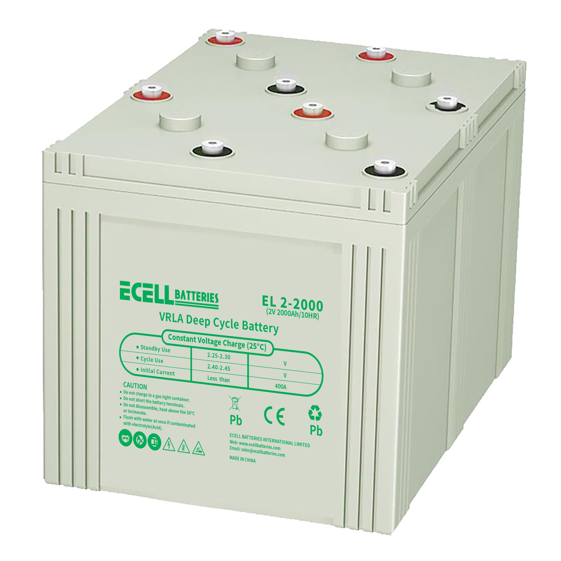 EL 2-2000, 2V 2000Ah, 400A (2)