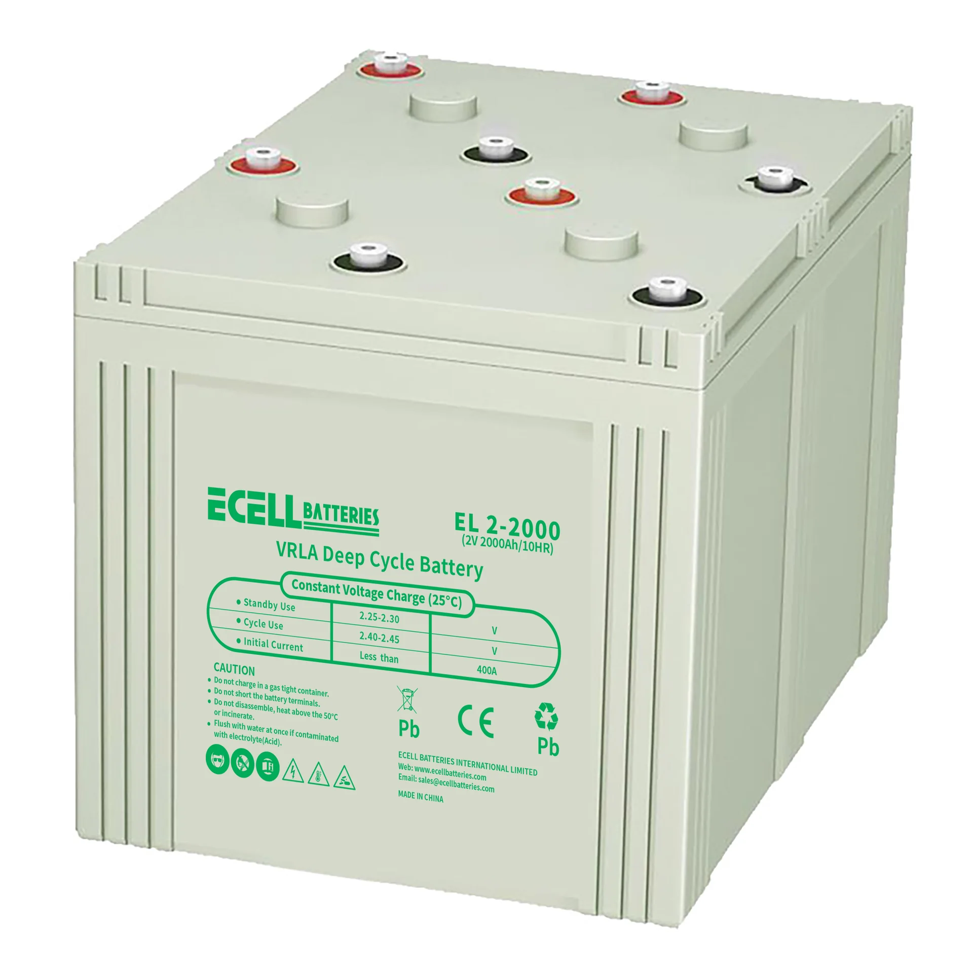 EL 2-2000, 2V 2000Ah, 400A (2)
