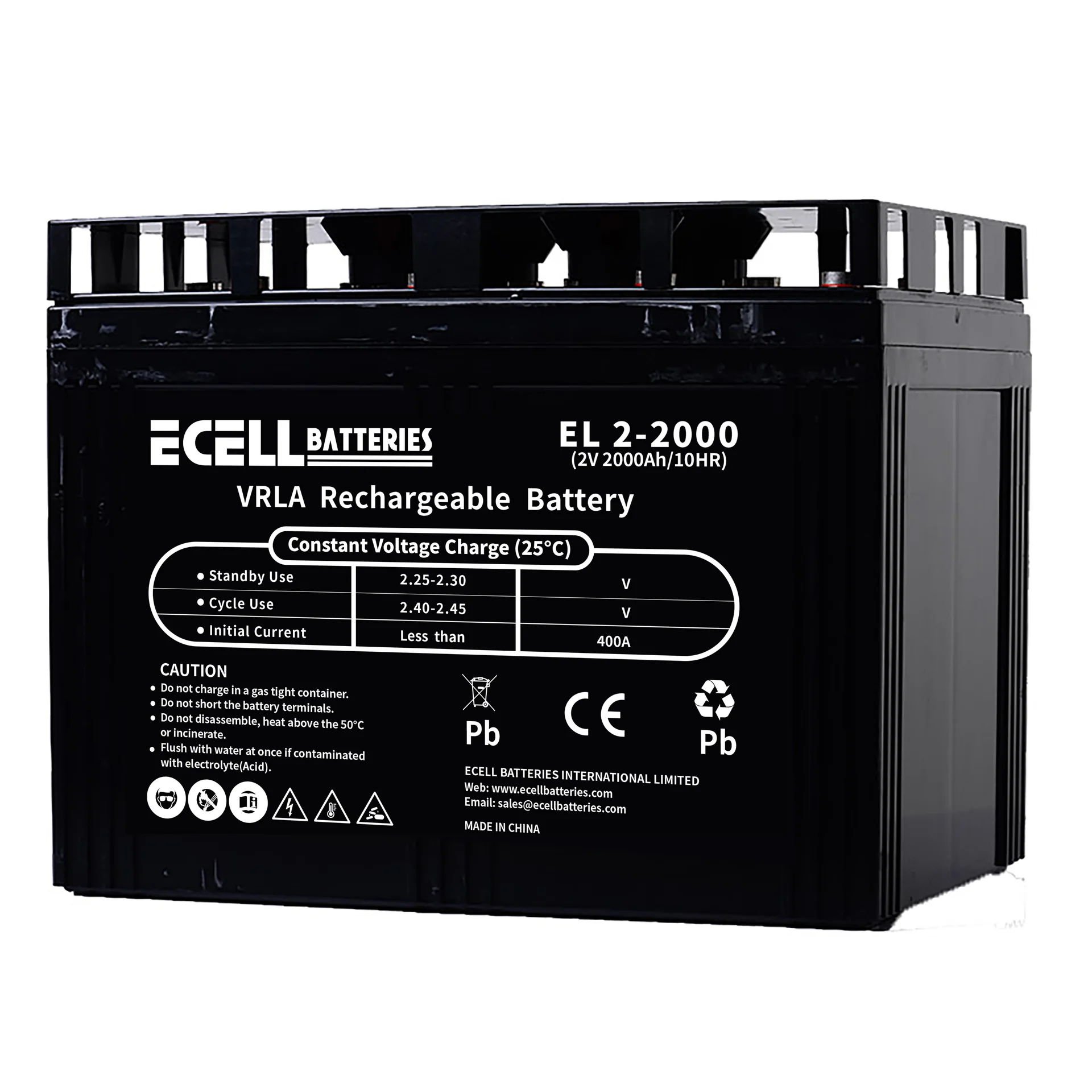 EL 2-2000, 2V 2000Ah, 400A (3)