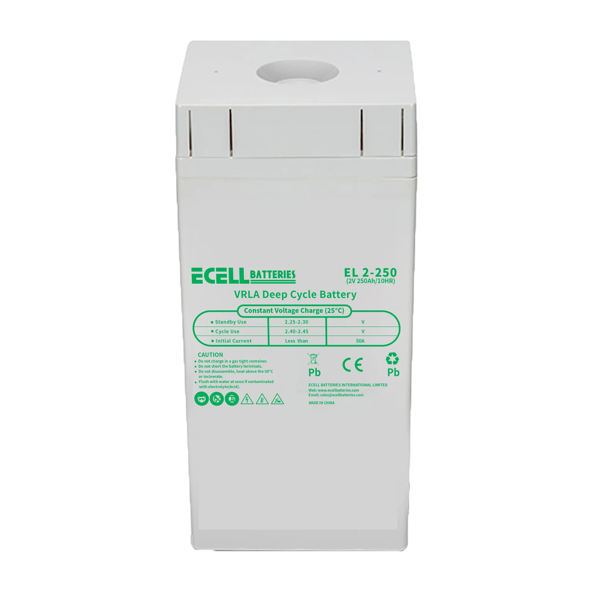 EL 2-250, 2V 250Ah, 50A (2)