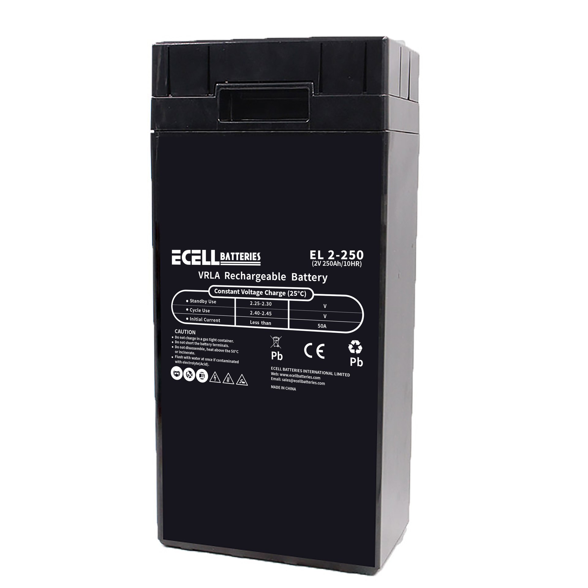 EL 2-250, 2V 250Ah, 50A (4)