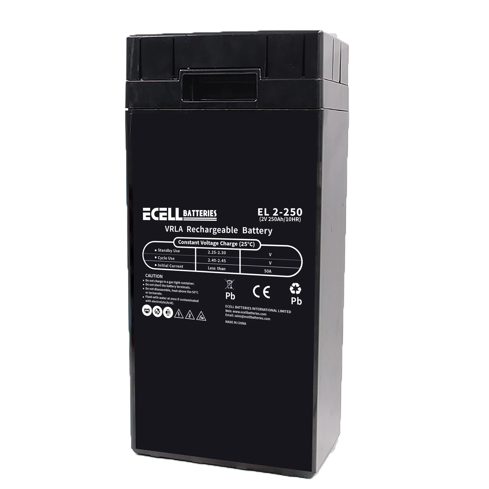 EL 2-250, 2V 250Ah, 50A (4)