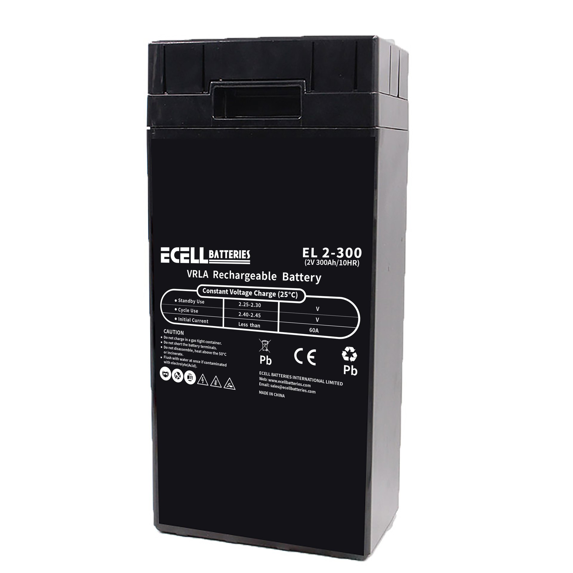 EL 2-300, 2V 300Ah, 60A (3)