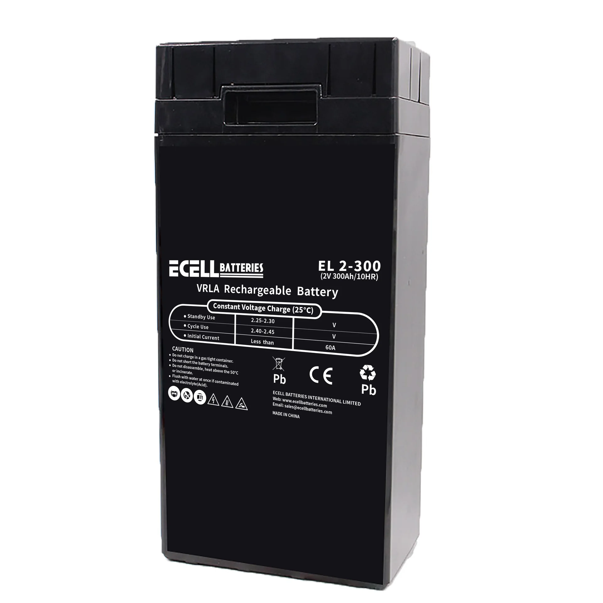 EL 2-300, 2V 300Ah, 60A (3)