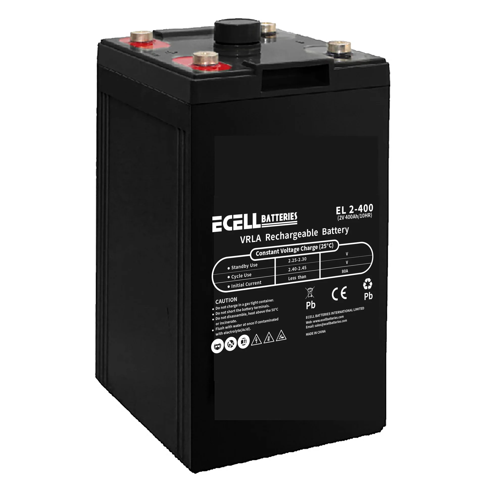 EL 2-400, 2V 400Ah, 80A (3)