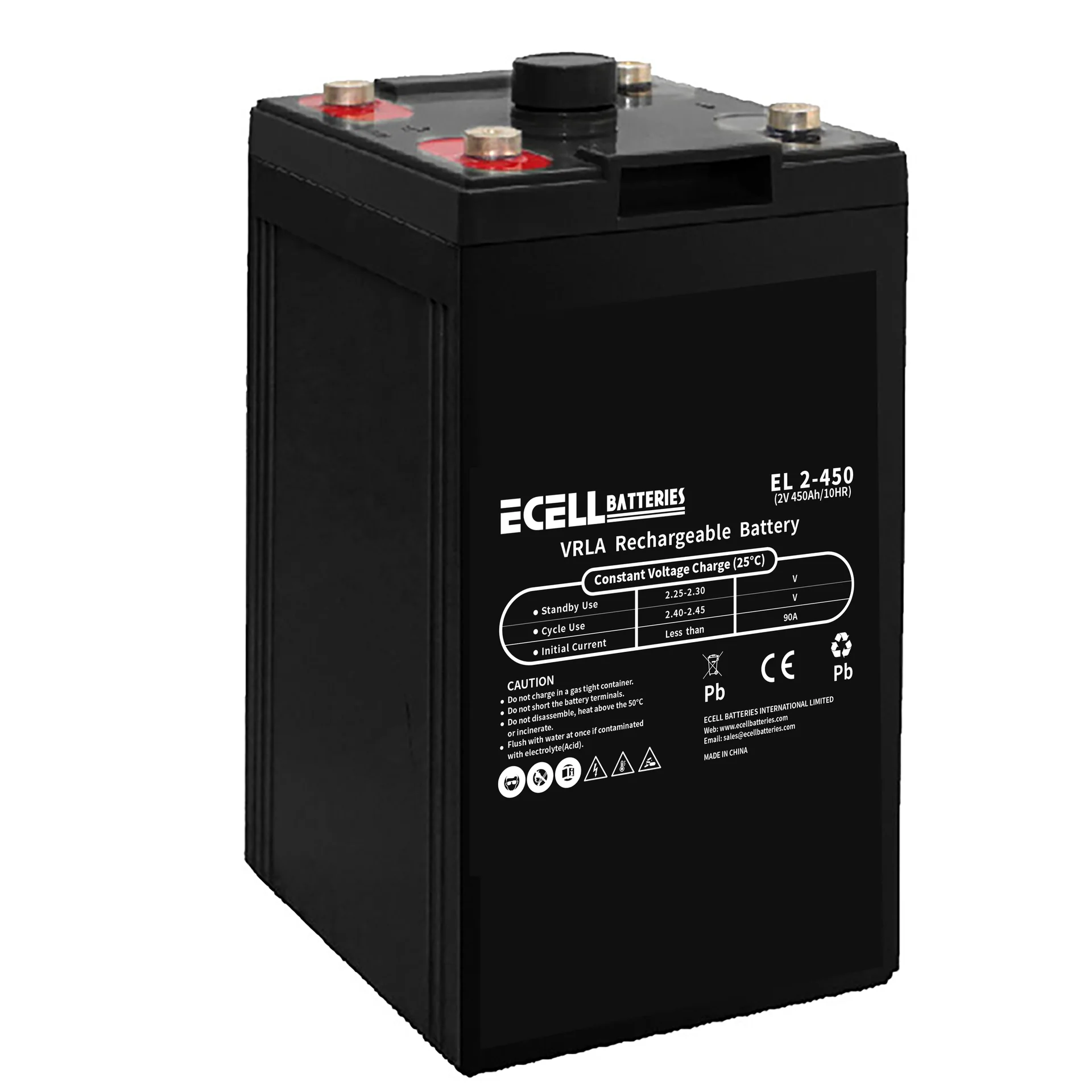 EL 2-450 2V 450Ah, 90A