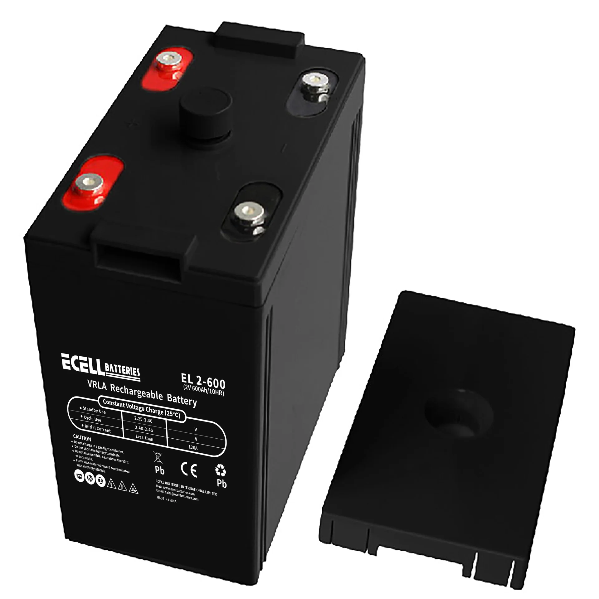 EL 2-600, 2V 600Ah, 120A