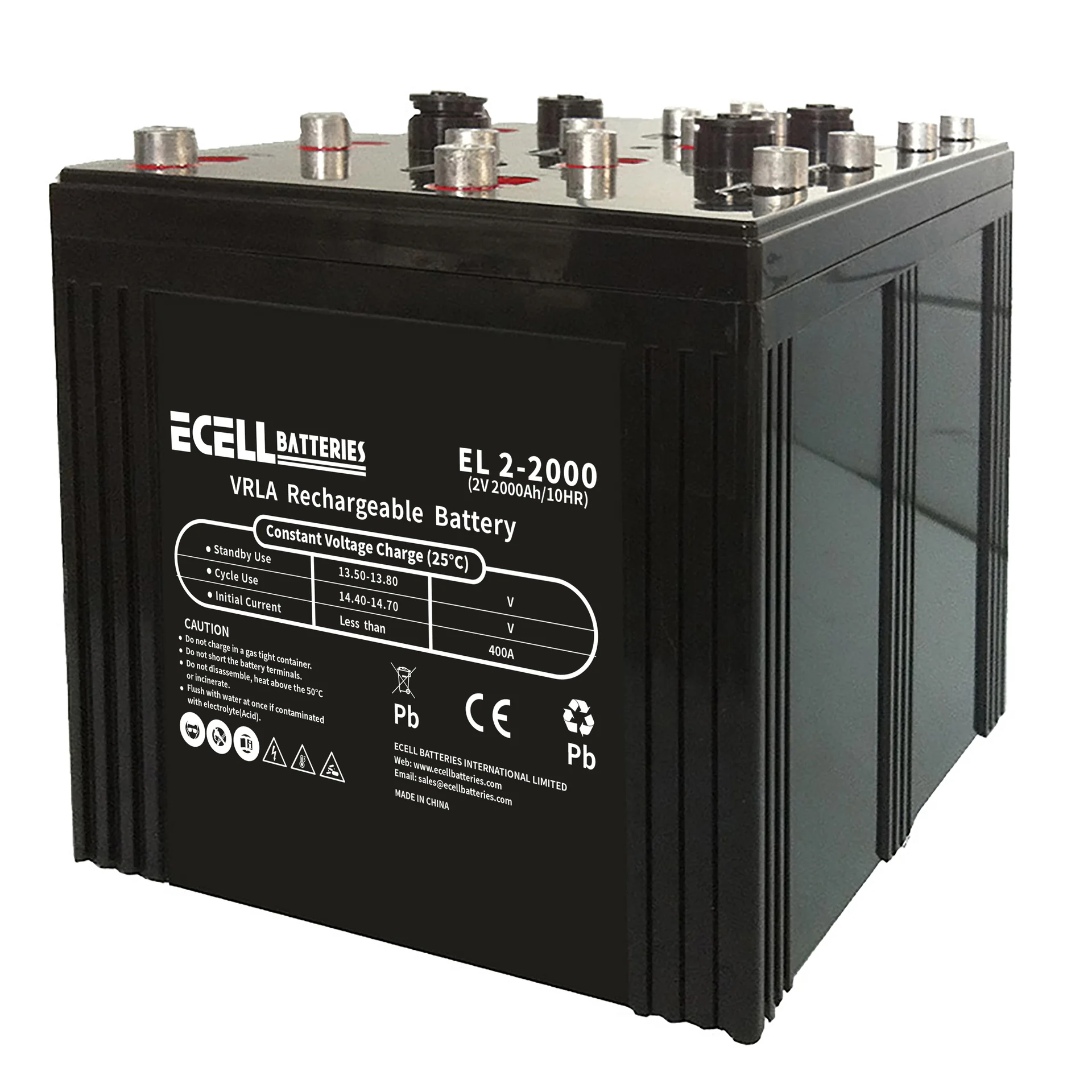 EL2-2000, 2V 2000Ah, 400A1