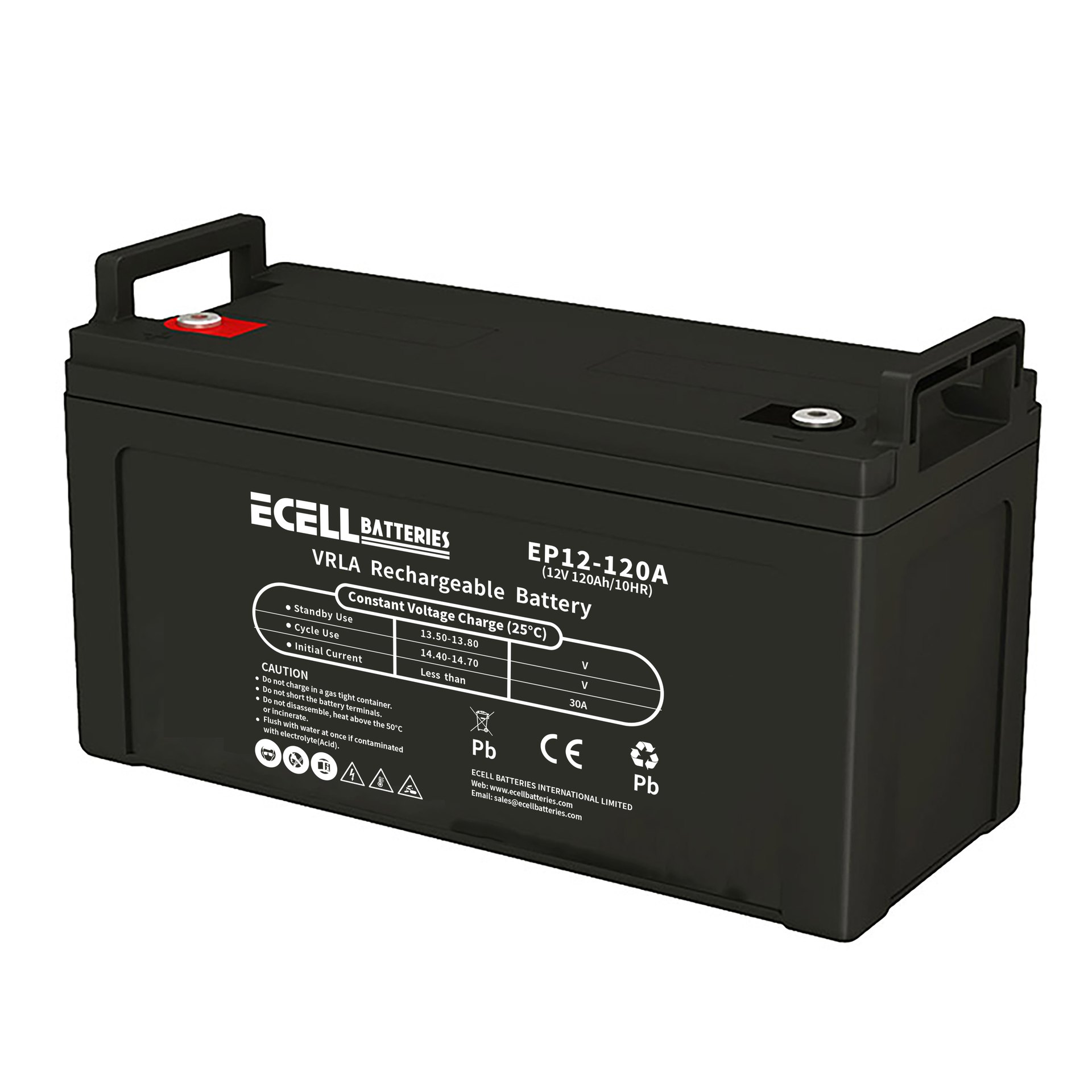 EP12-120A, 120AH, 30A