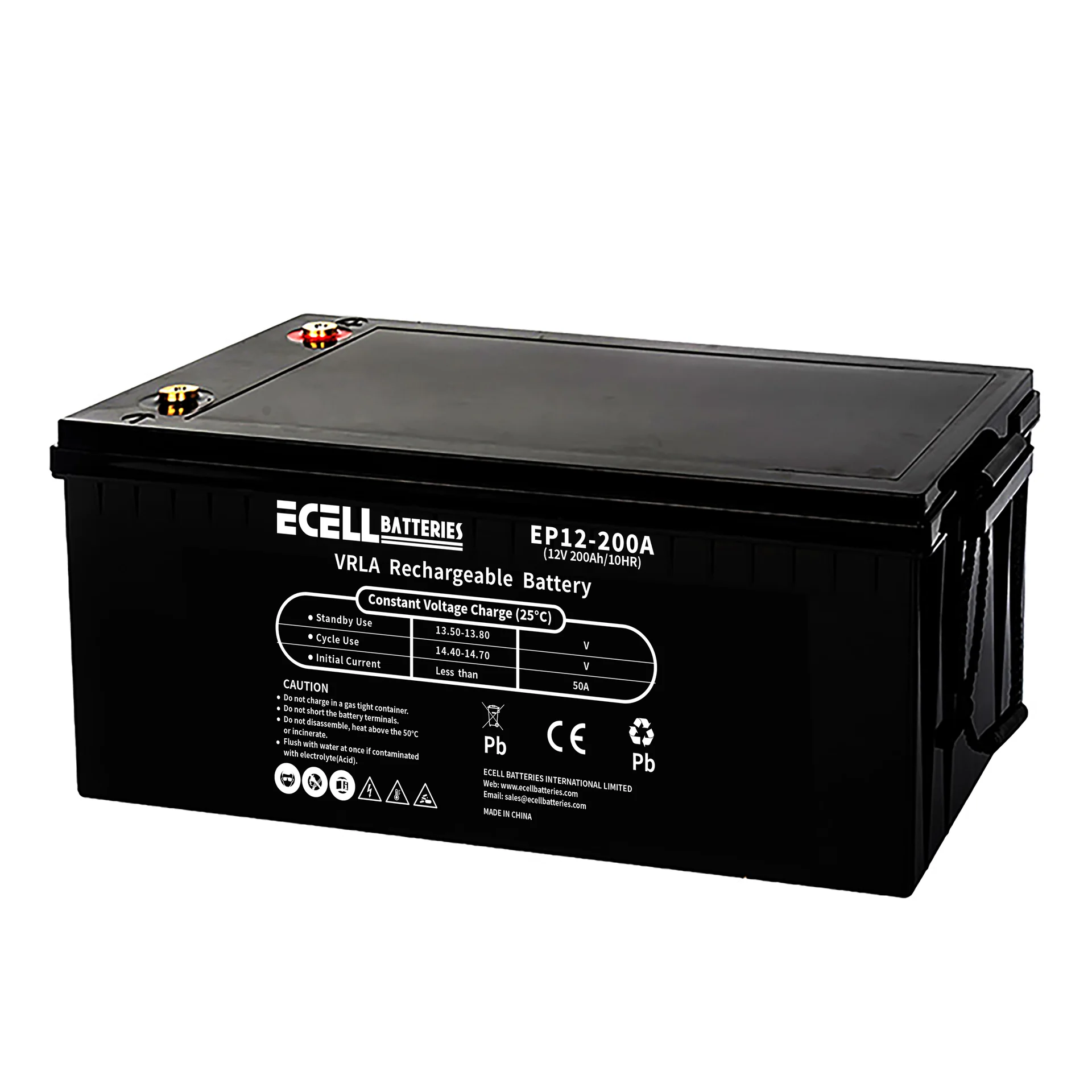 EP12-200A, 200AH , 50A