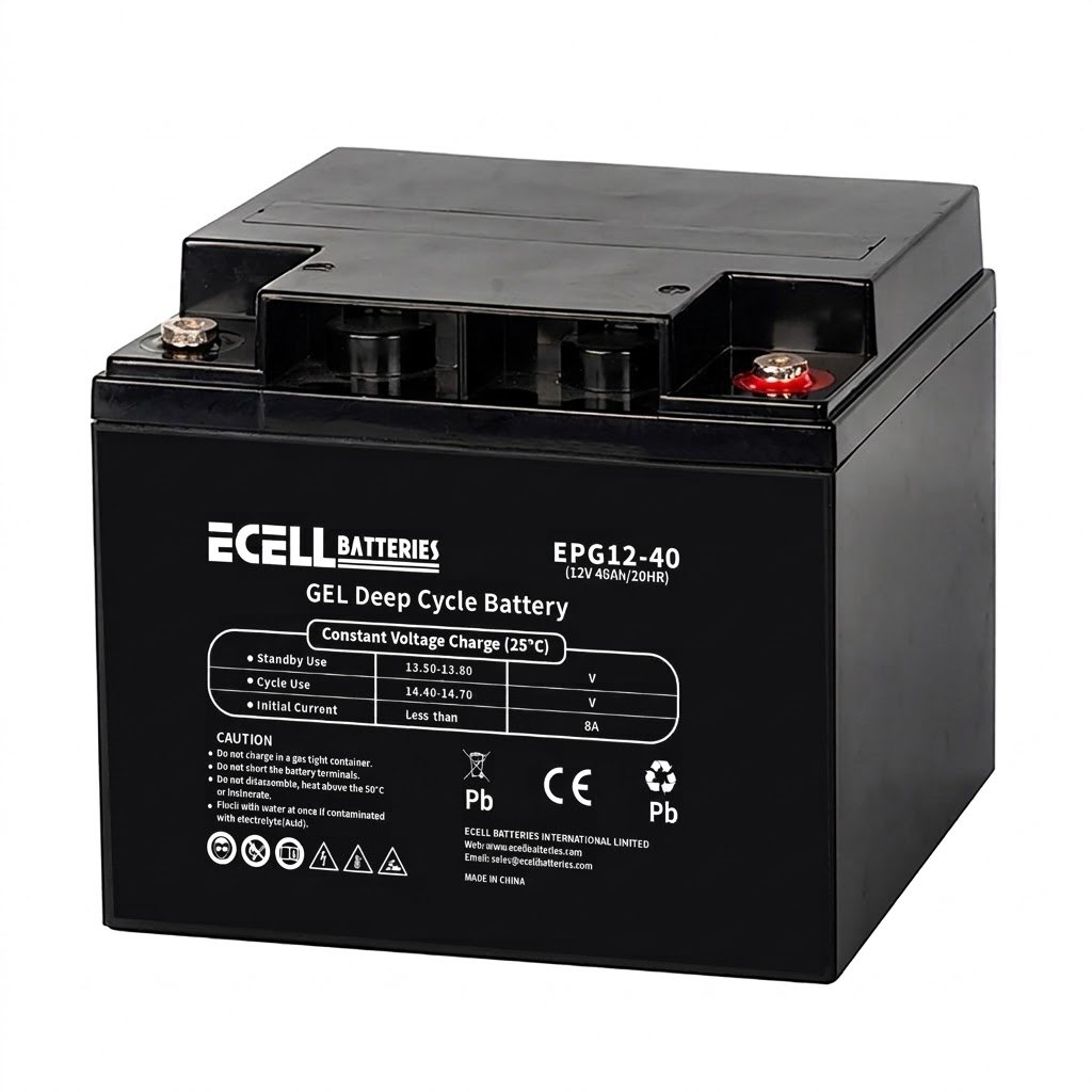 EPG 12-40, 12V 40AH, 10HR, 8A