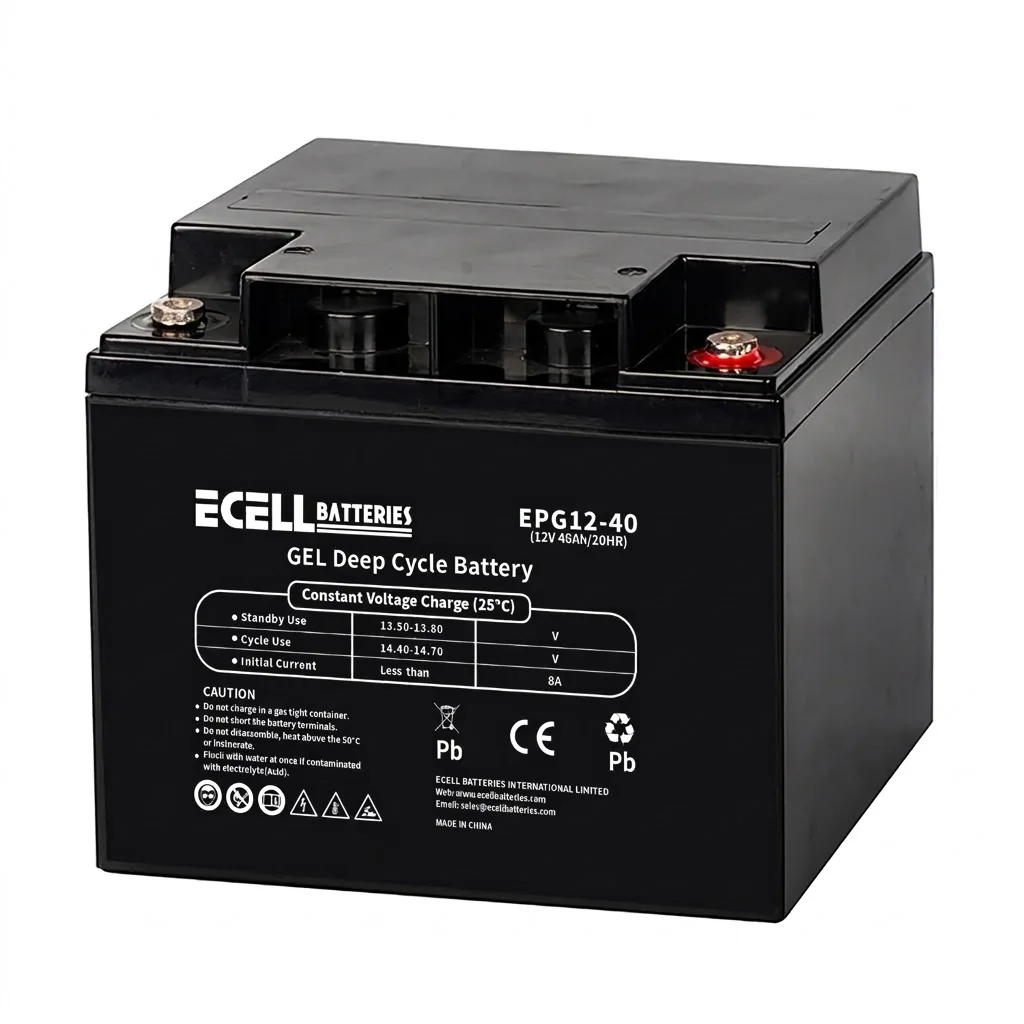 EPG 12-40, 12V 40AH, 10HR, 8A