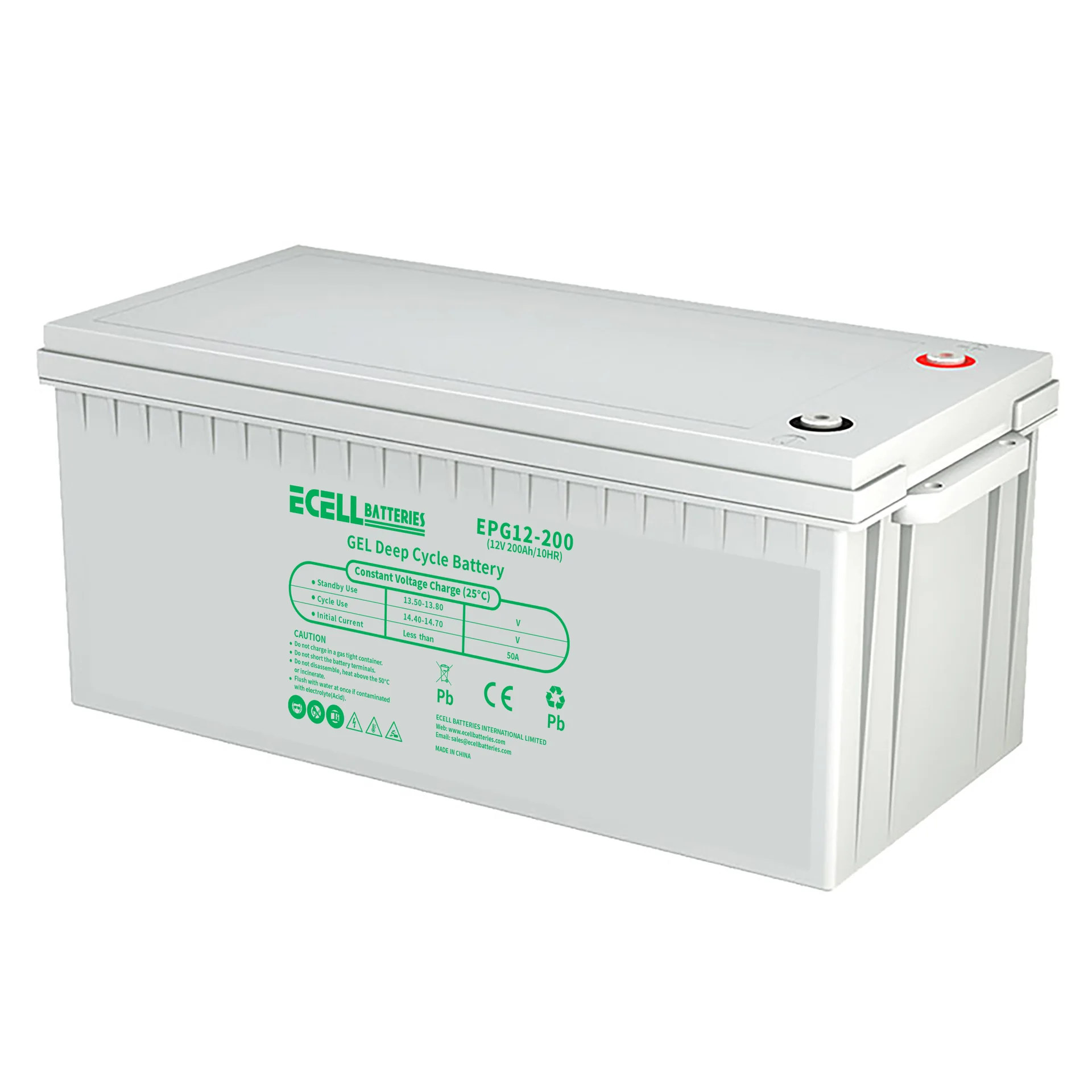 EPG12-200B, 12V 200Ah, 50A (2)
