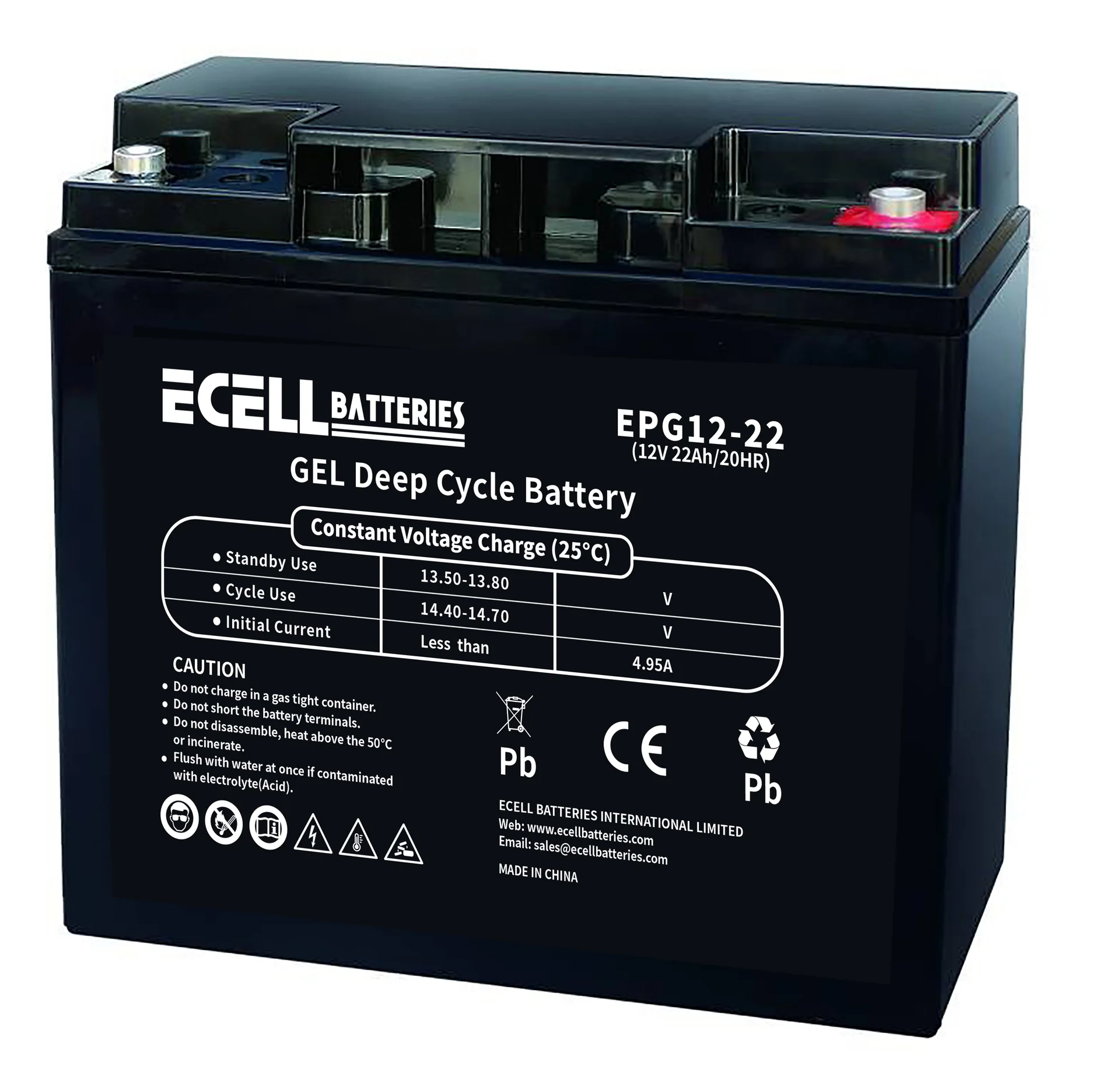 EPG12-22, 12V 22AH 20HR 4.95A 圆端子 01
