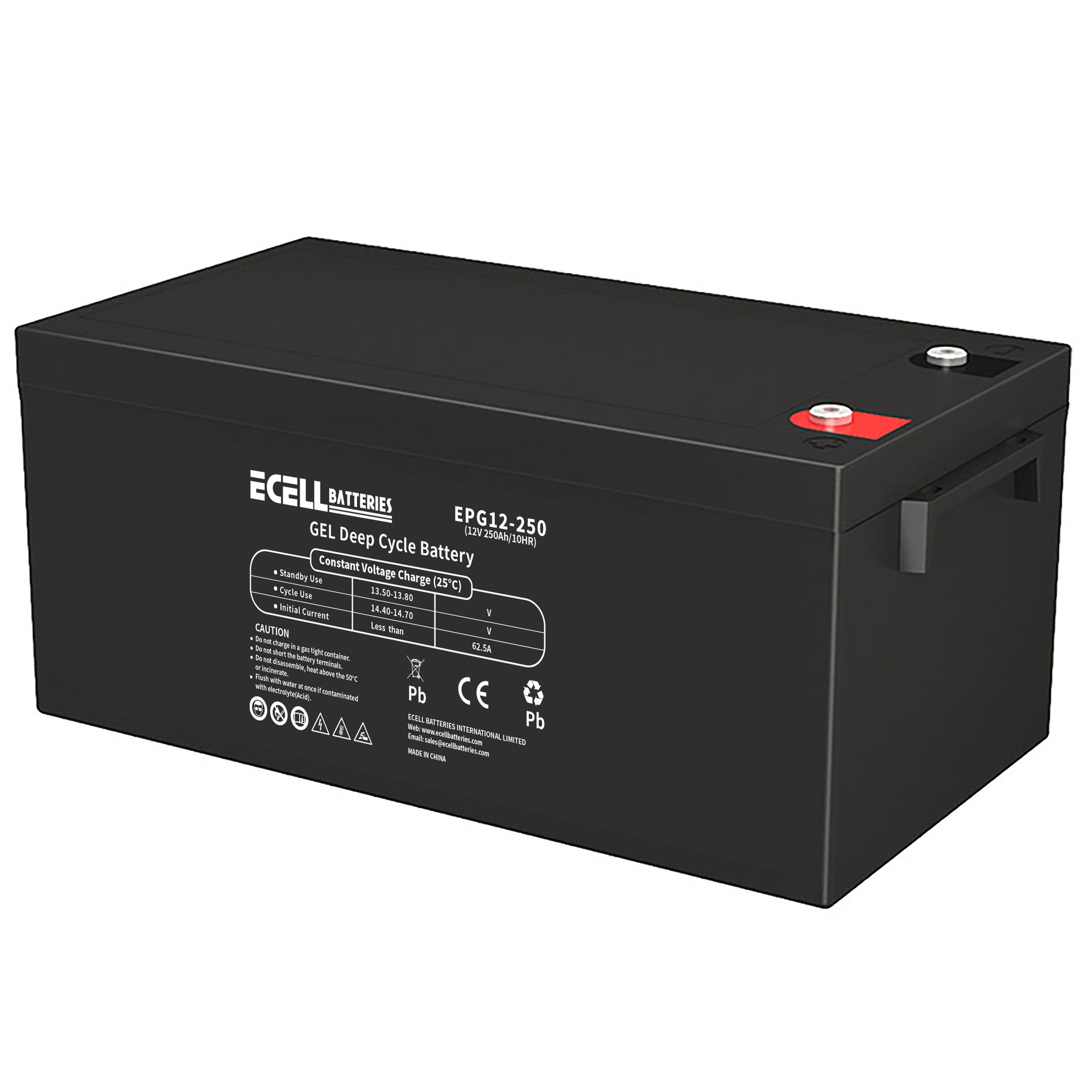 EPG12-250, 12V 250Ah, 62.5A (2)