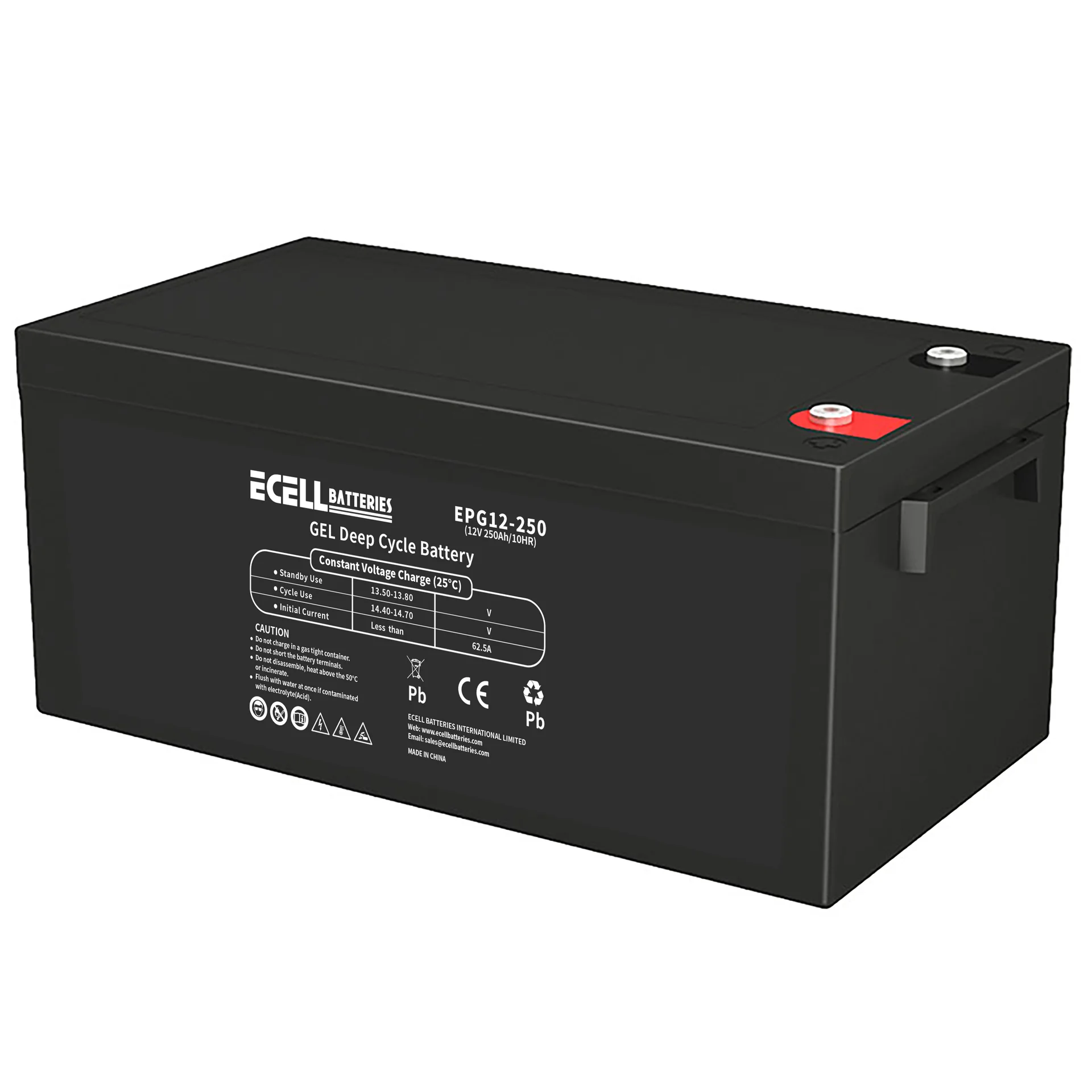 EPG12-250, 12V 250Ah, 62.5A (2)
