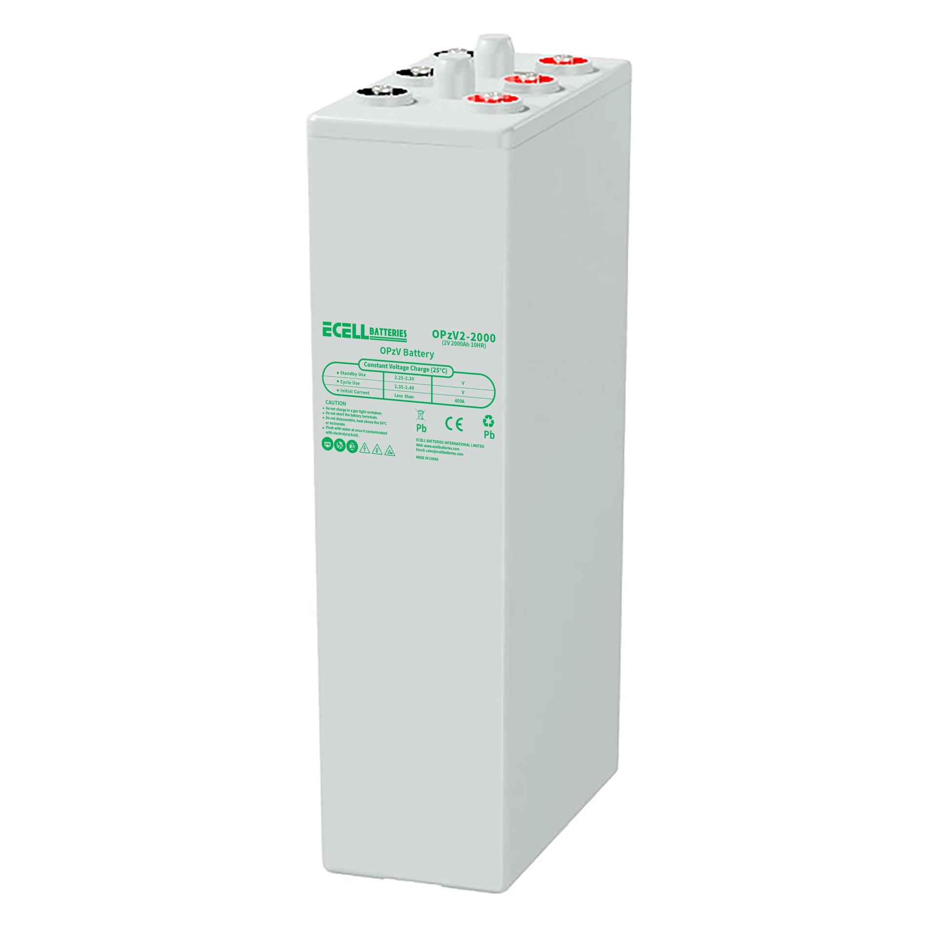 OPzV 2-2000, 2V 2000Ah, 400A(2)