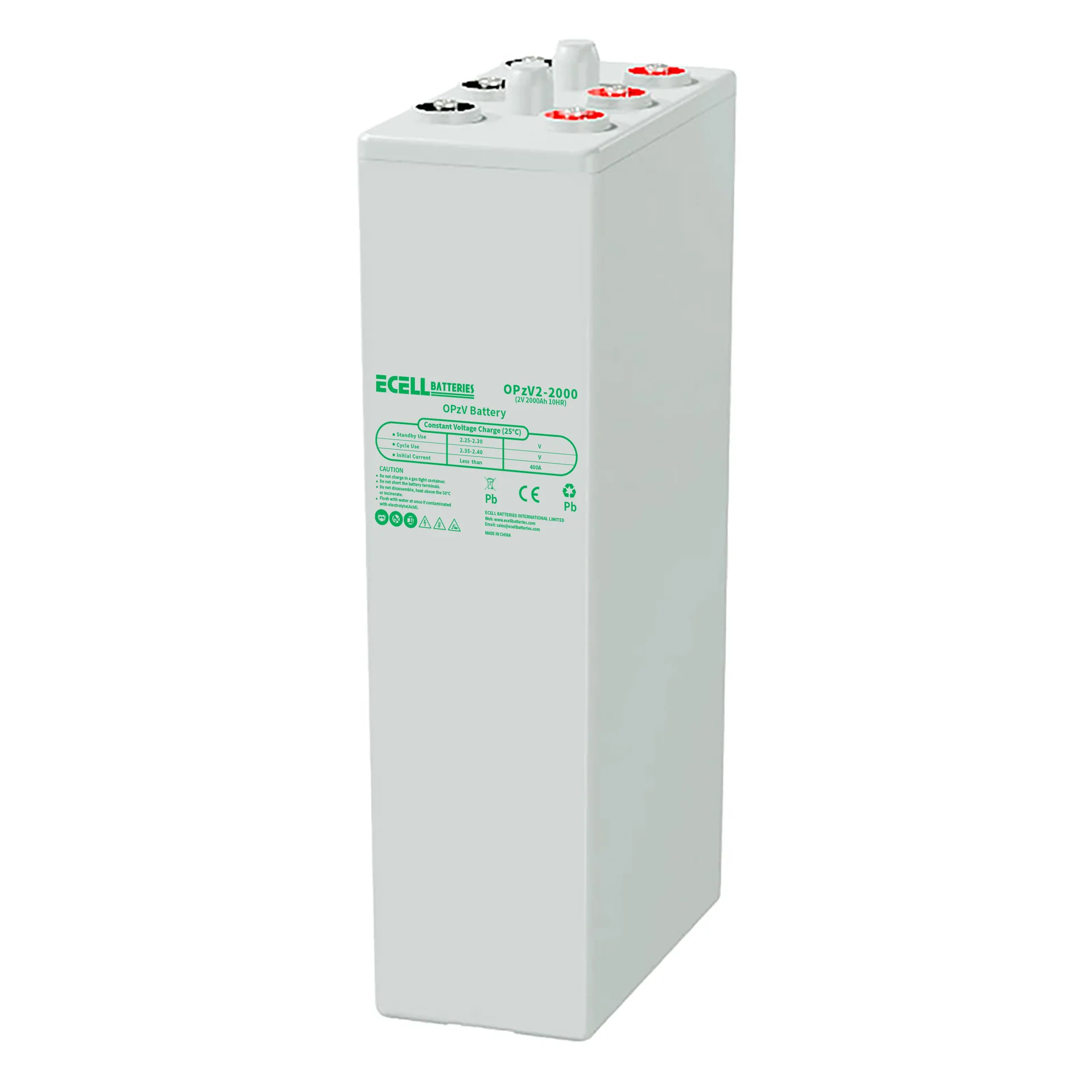 OPzV 2-2000, 2V 2000Ah, 400A(2)
