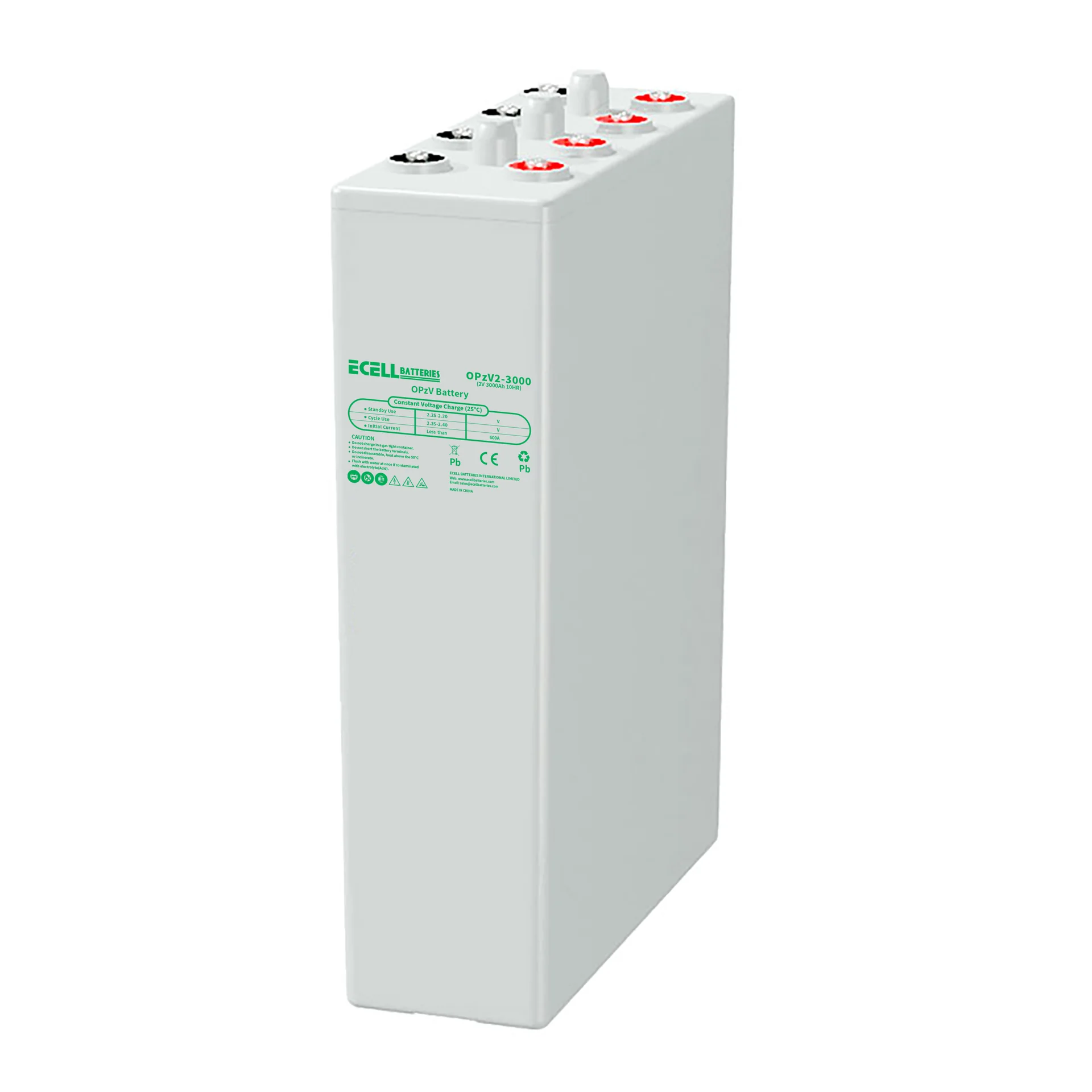 OPzV 2-3000, 2V 3000Ah, 10HR, 600A