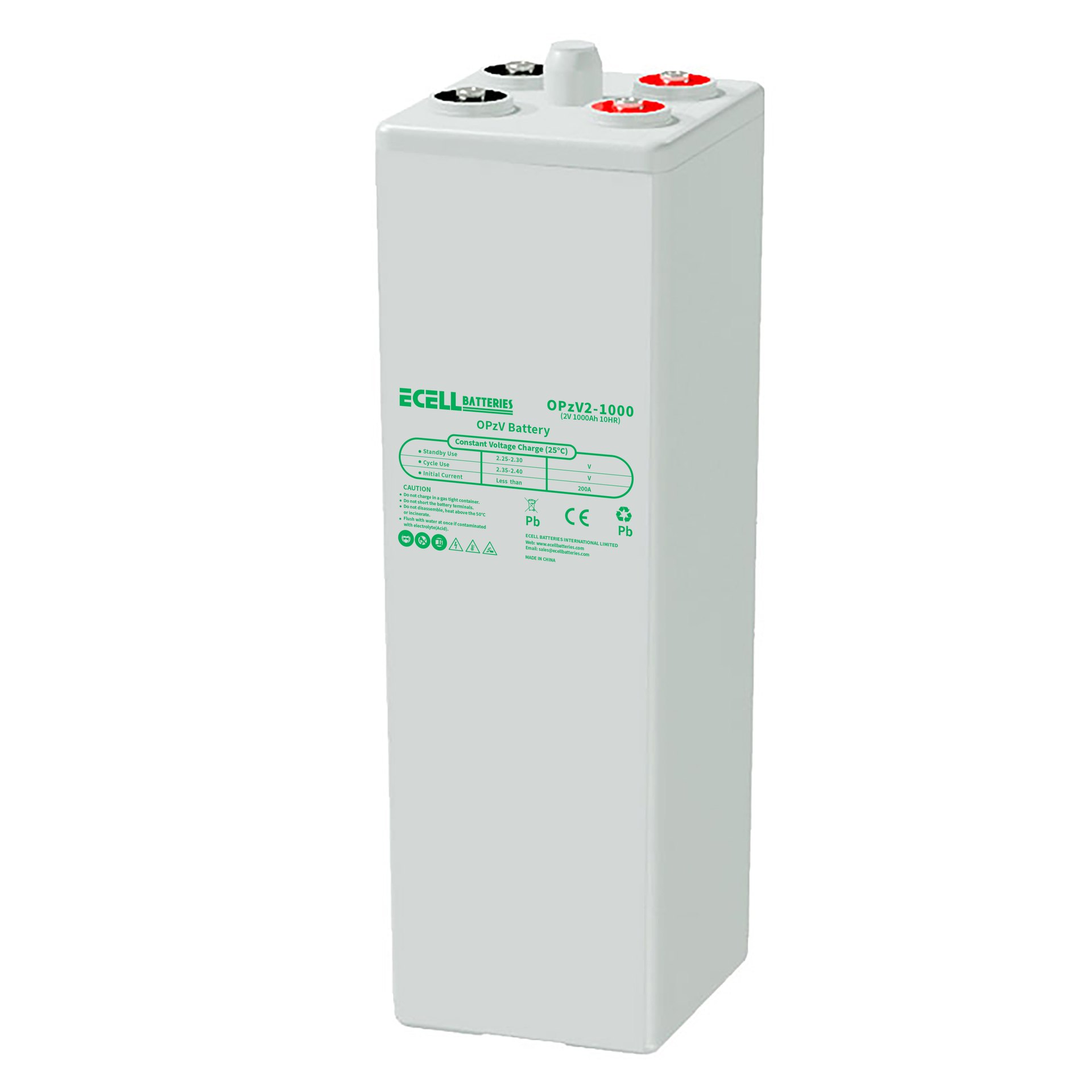 OPzV2-1000, 2V 1000Ah, 10HR, 200A (2)