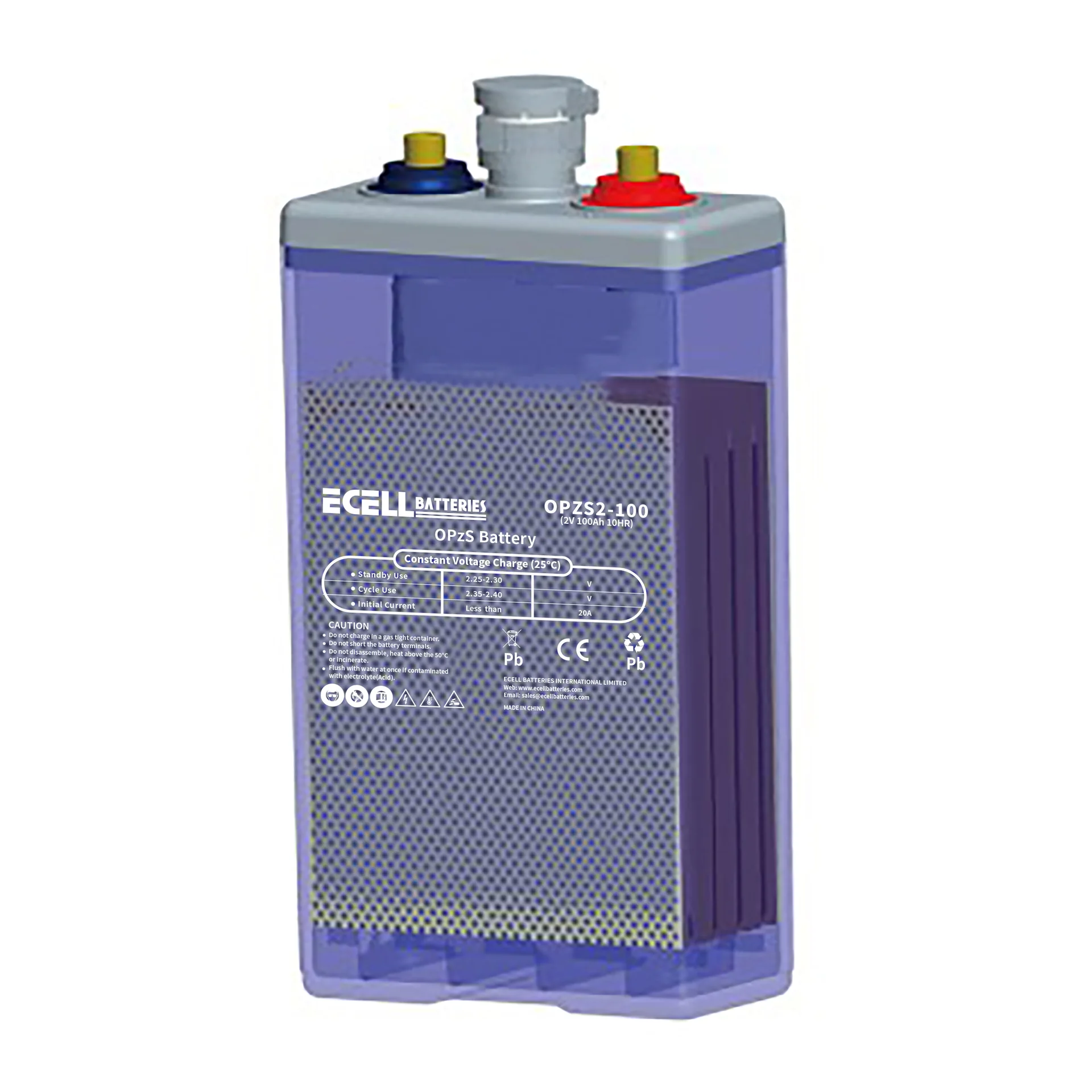 OPzS2-100, (2V 100Ah), 20A