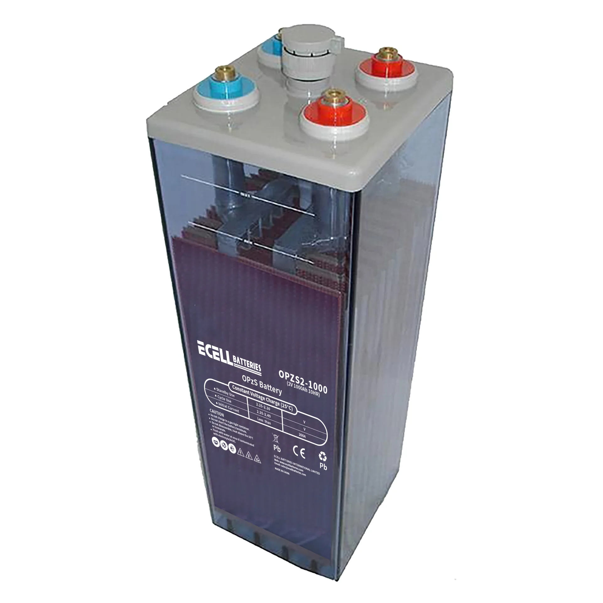 OPzS2-1000, 2V 1000AH, 200A