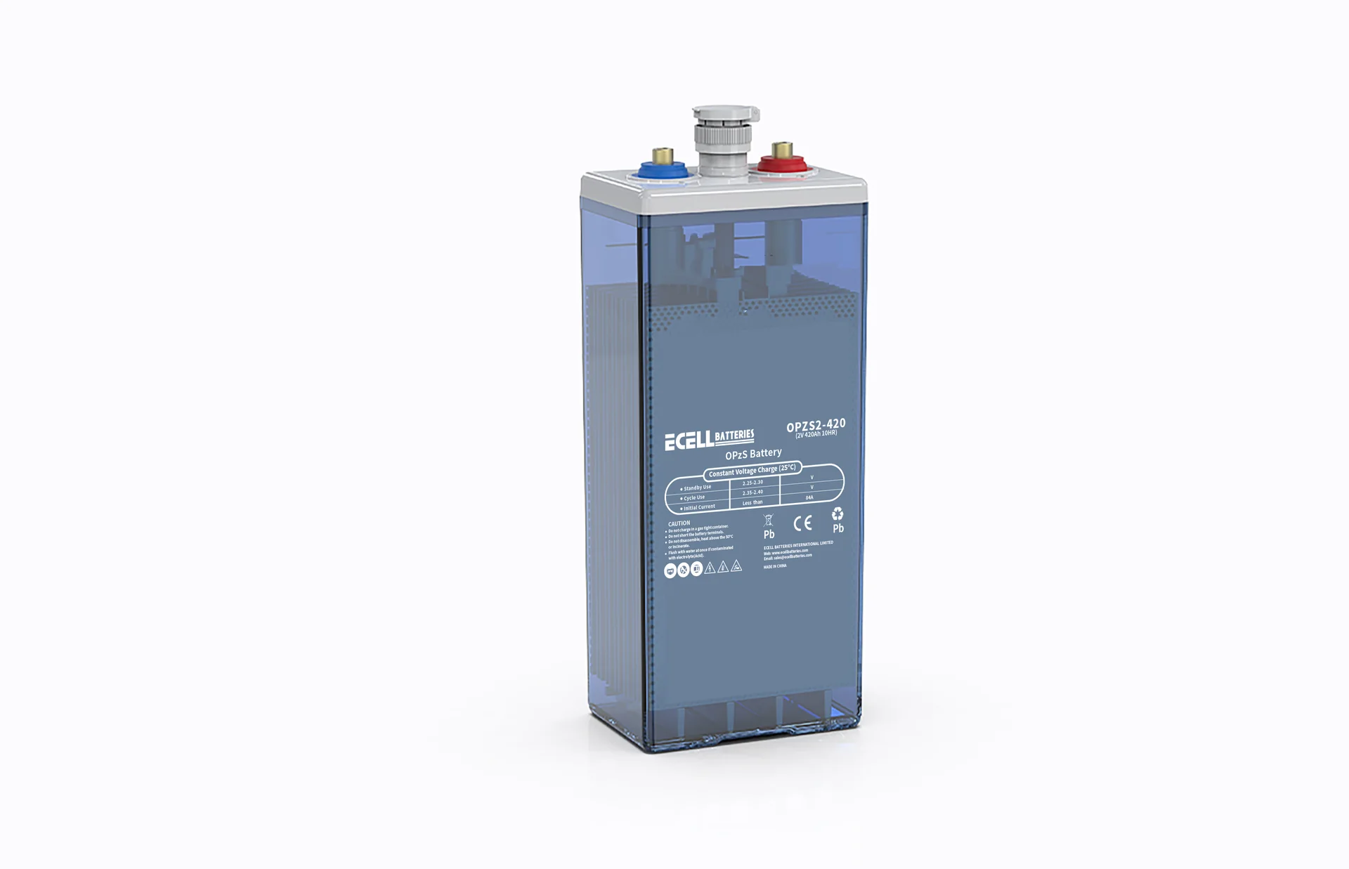 OPzS2-420, 2V 420Ah, 10HR, 84A