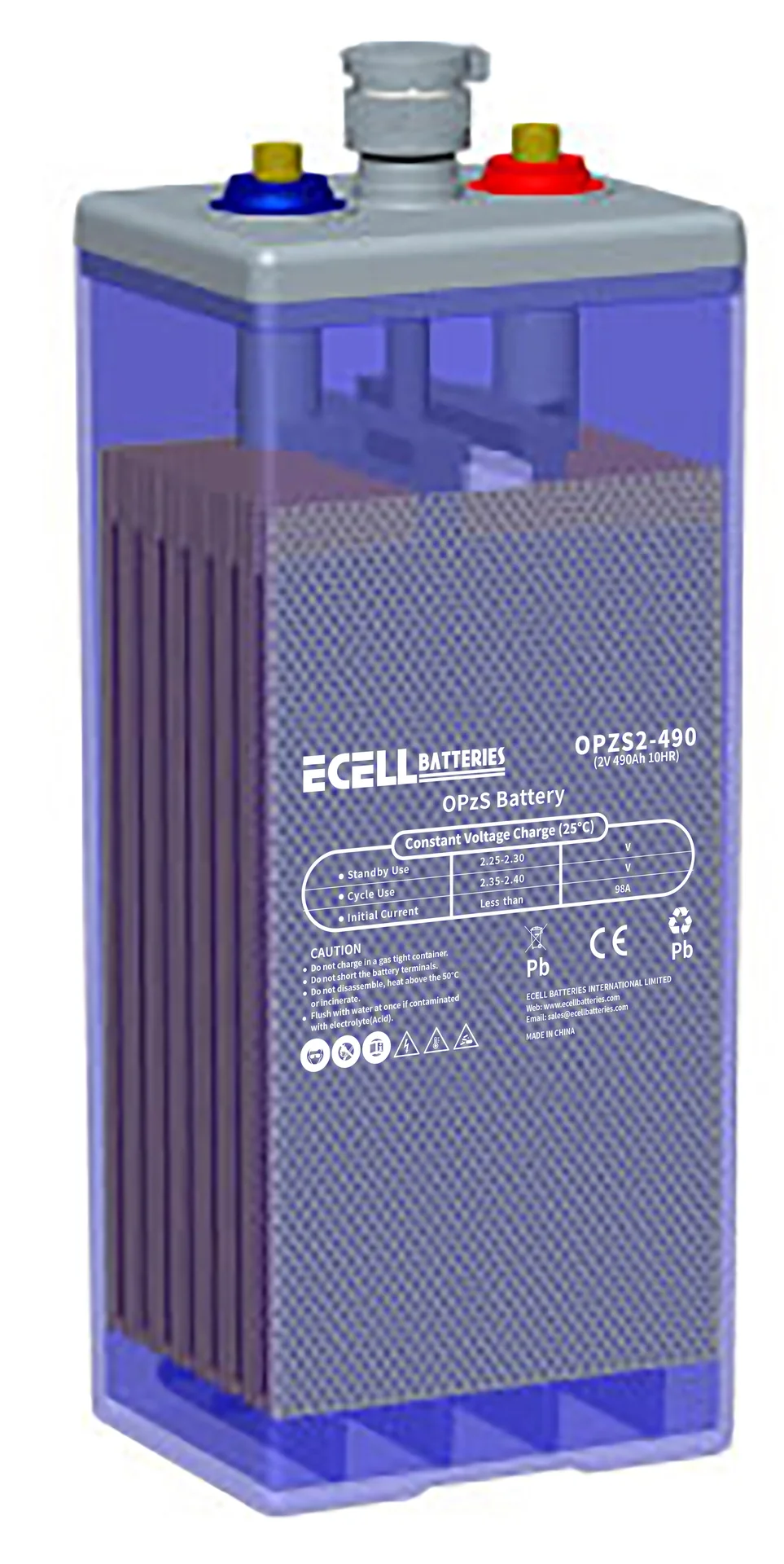 OPzS2-490(2V 490Ah) 98A